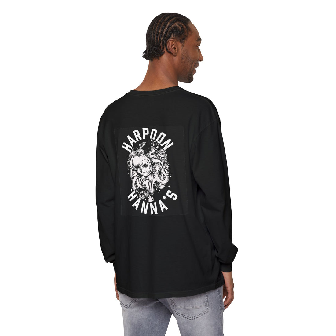 Harpoon Hanna’s Kraken Long Sleeve Crew Neck T-Shirt