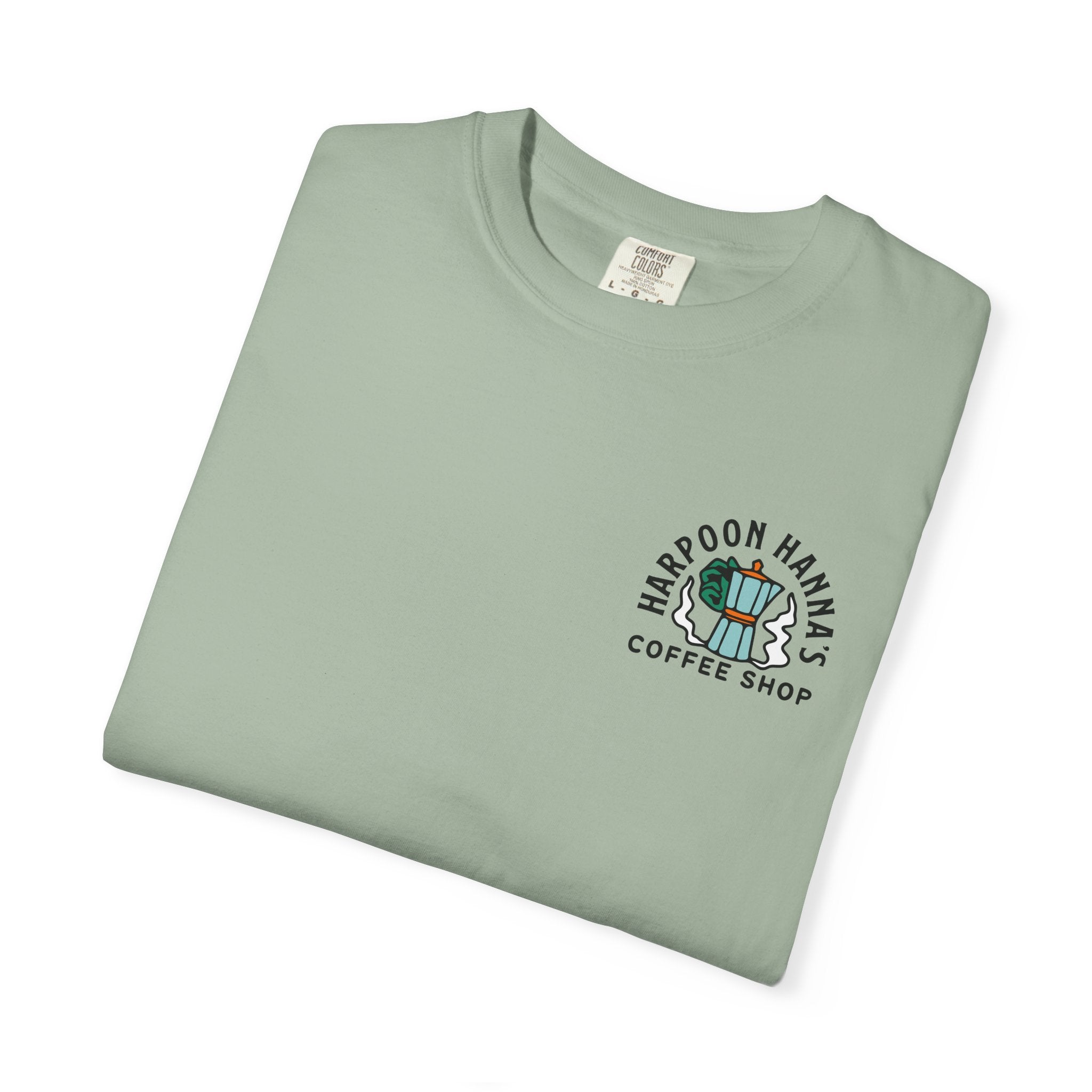 Harpoon Hanna's Retro Moka Pot Crew Neck T-Shirt