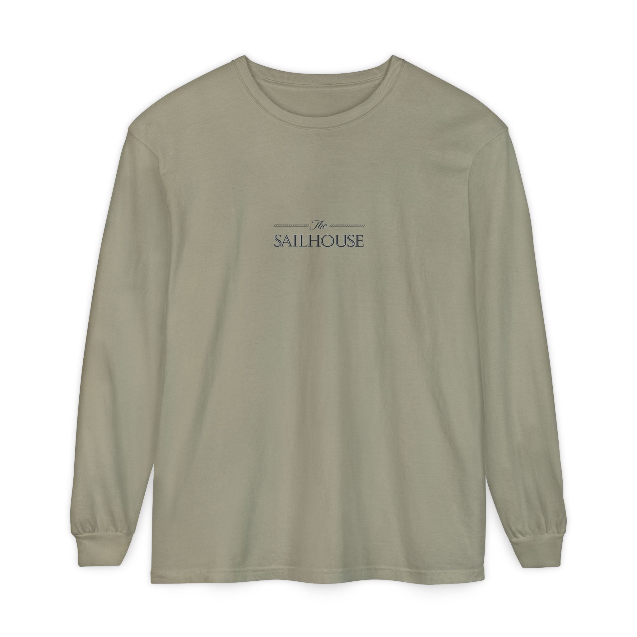 The Sailhouse Logo Long Sleeve Crew Neck Tee