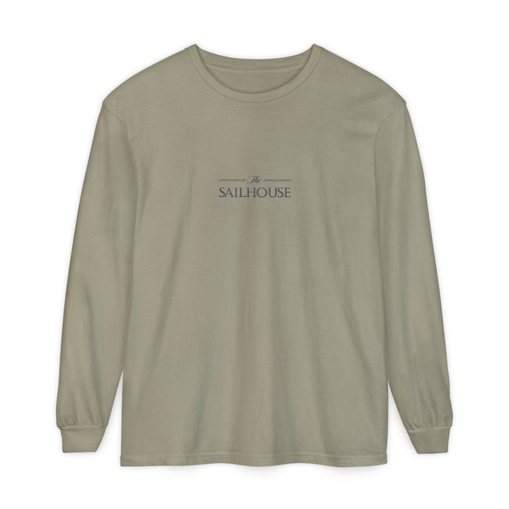 The Sailhouse Logo Long Sleeve Crew Neck Tee