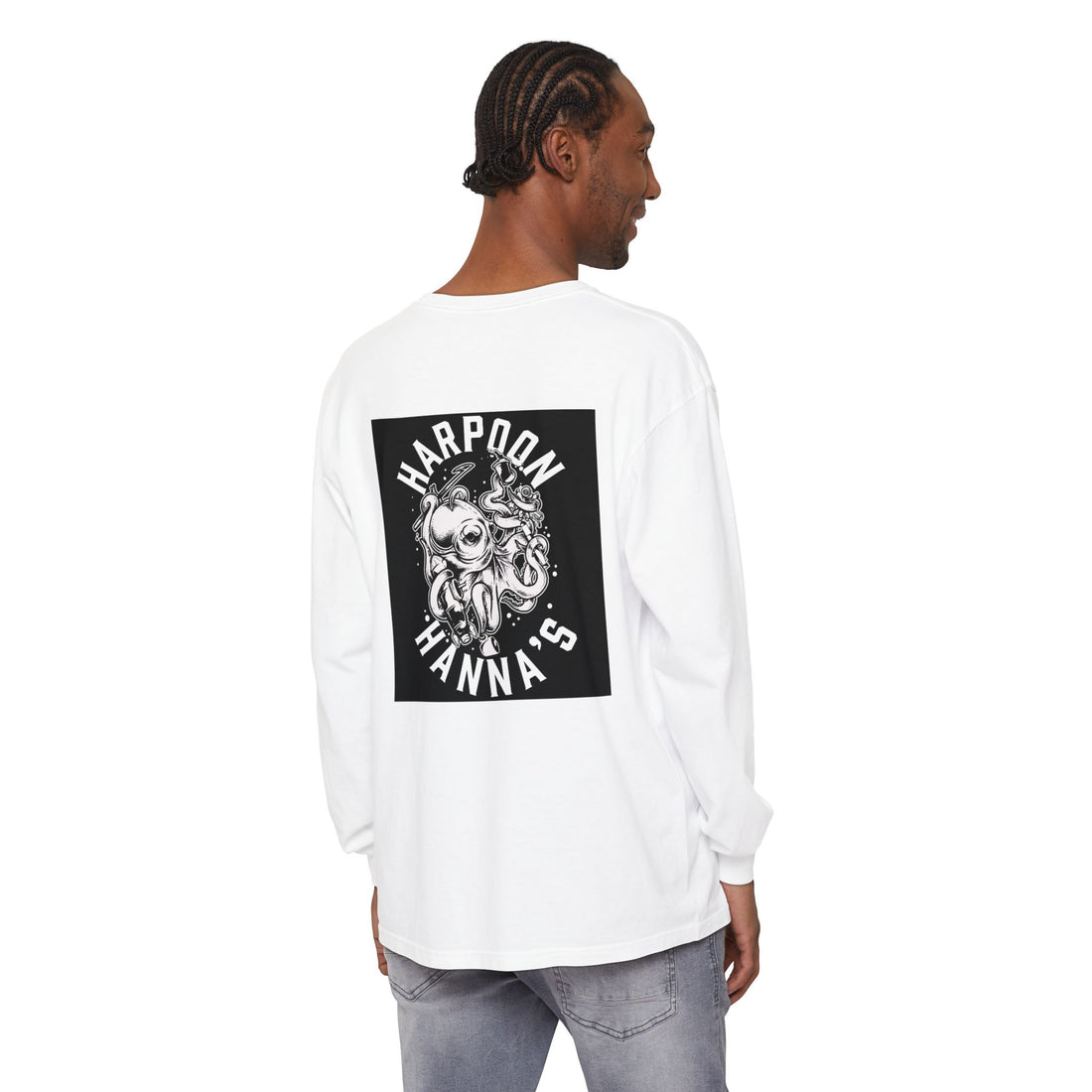 Harpoon Hanna’s Kraken Long Sleeve Crew Neck T-Shirt