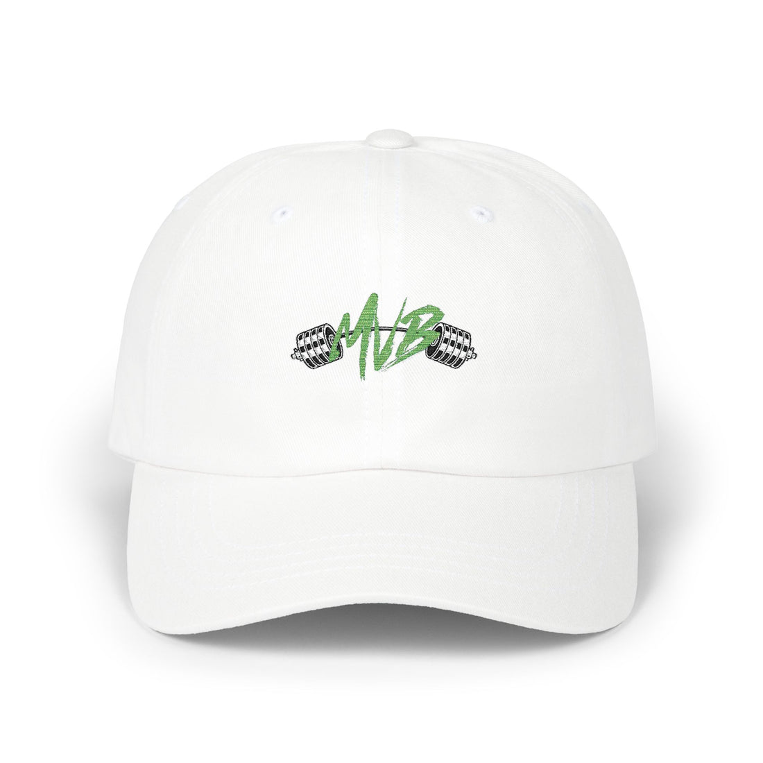 Dad Cap — Green Lightning Bolt Logo Embroidered Hat