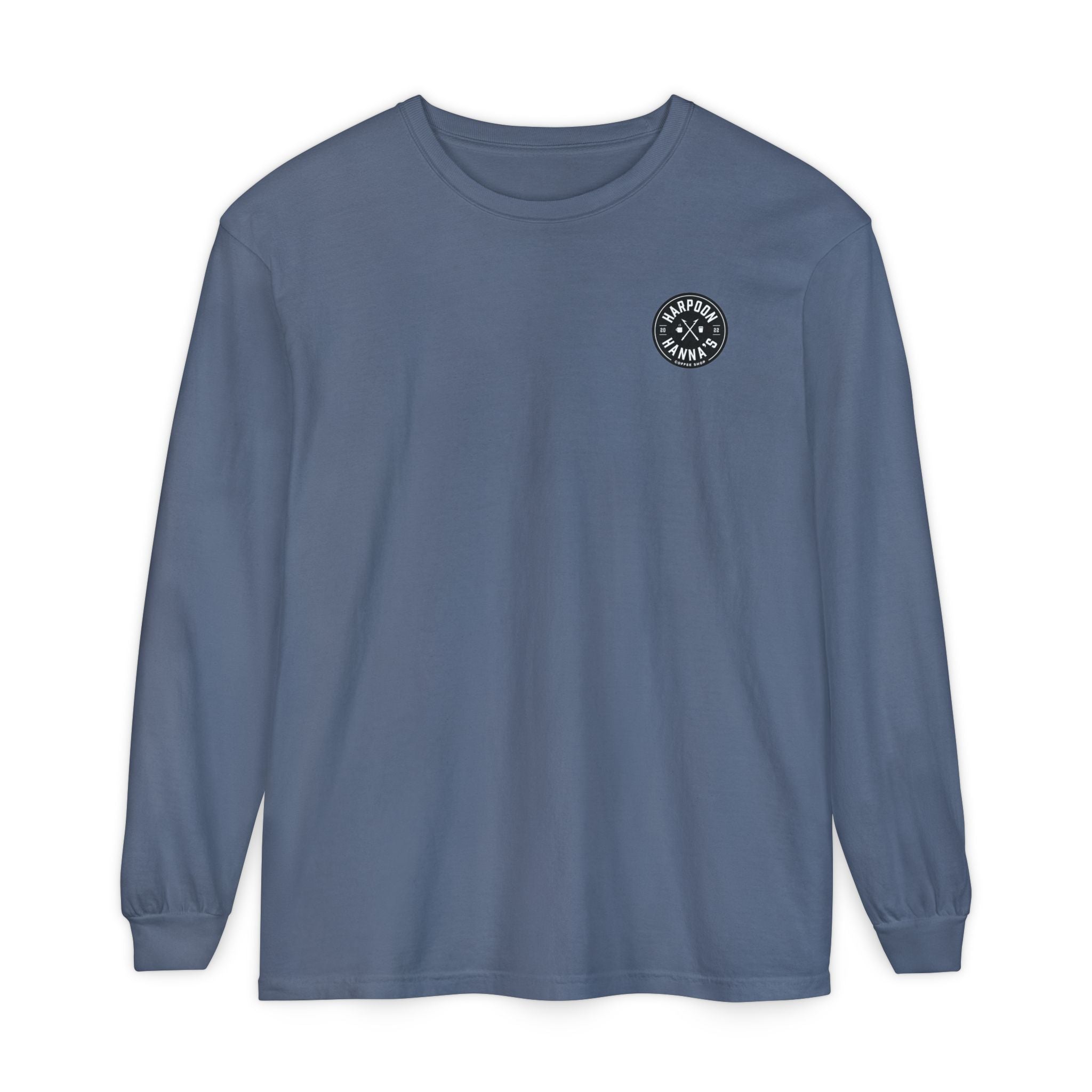 Harpoon Hanna's 'Drink or Sink' Long Sleeve Crew Neck T-Shirt