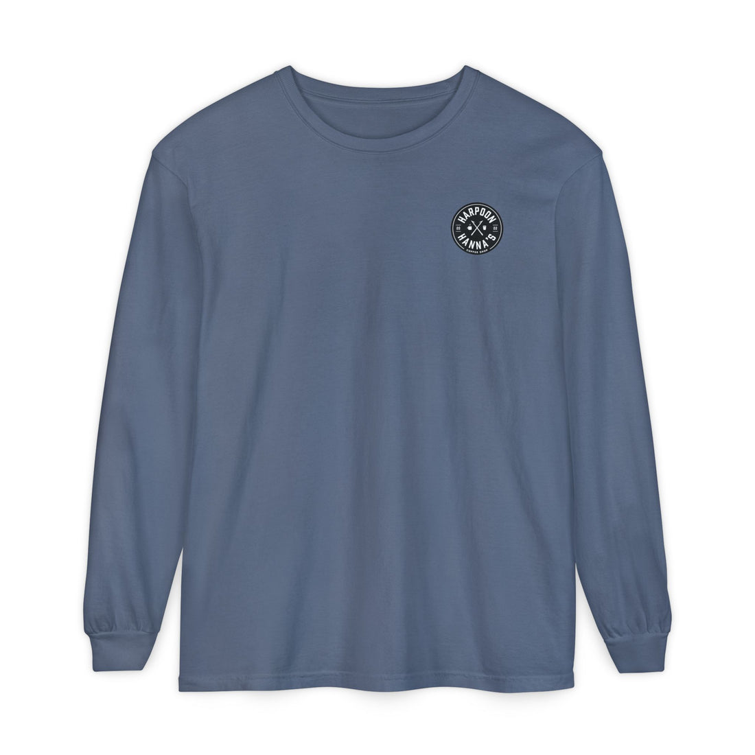 Harpoon Hanna's 'Drink or Sink' Long Sleeve Crew Neck T-Shirt