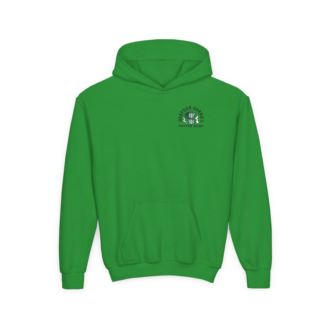Harpoon Hanna's Retro Moka Pot Youth Hoodie