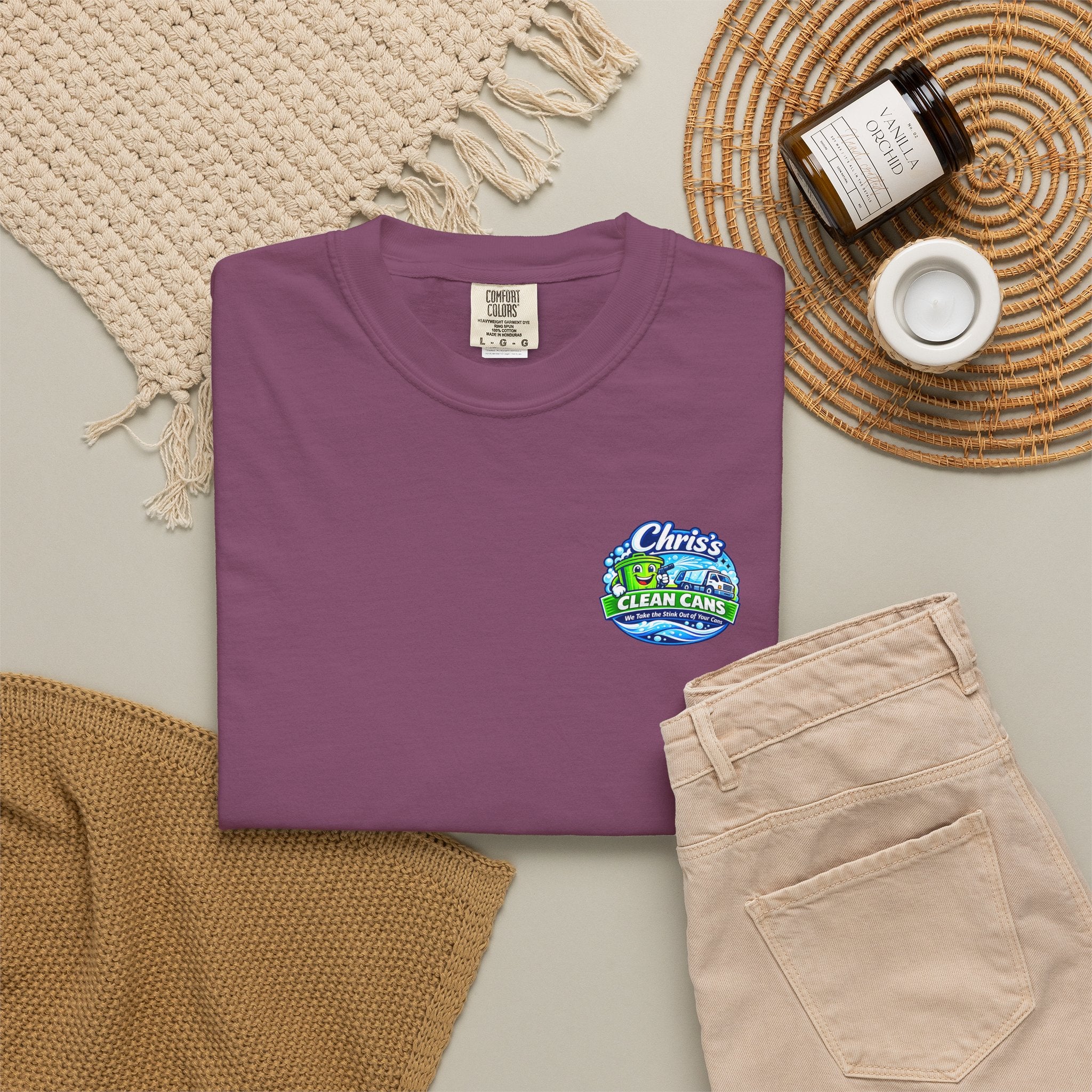 Chris's Clean Cans Crew Neck T-Shirt