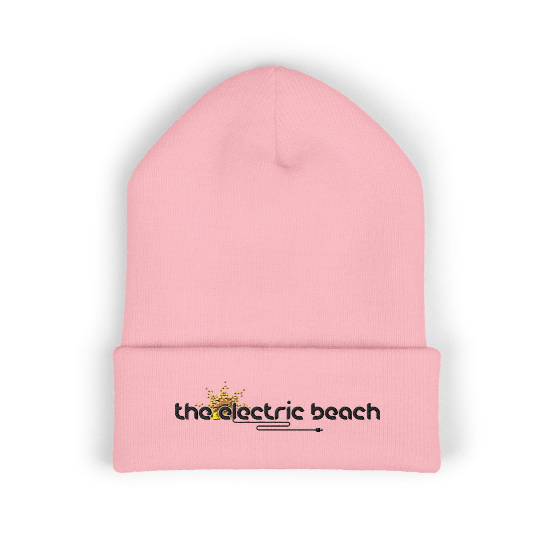 Electric Beach Cuffed Beanie