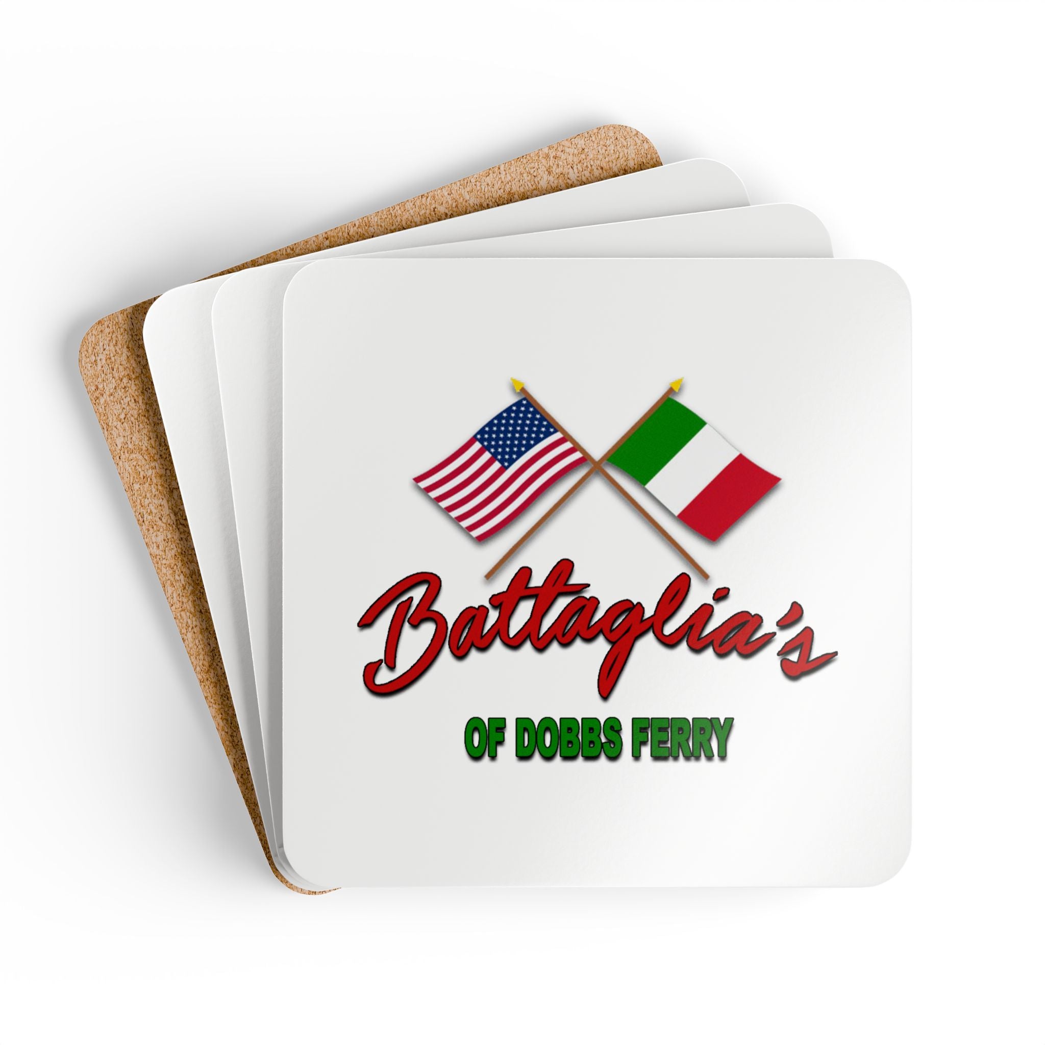 Battaglia's Deli Set Of 4 Coasters