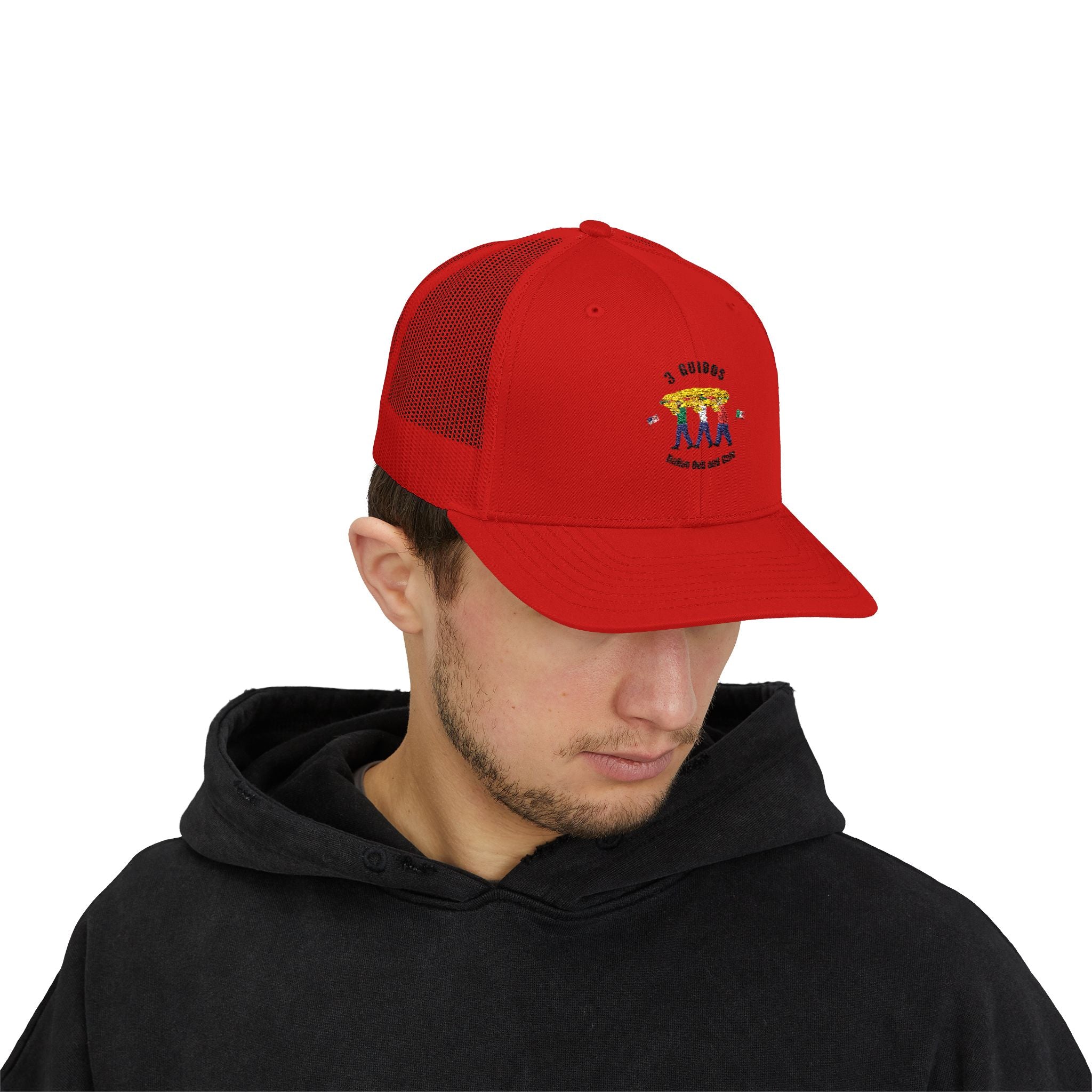 3 Guidos Trucker Hat