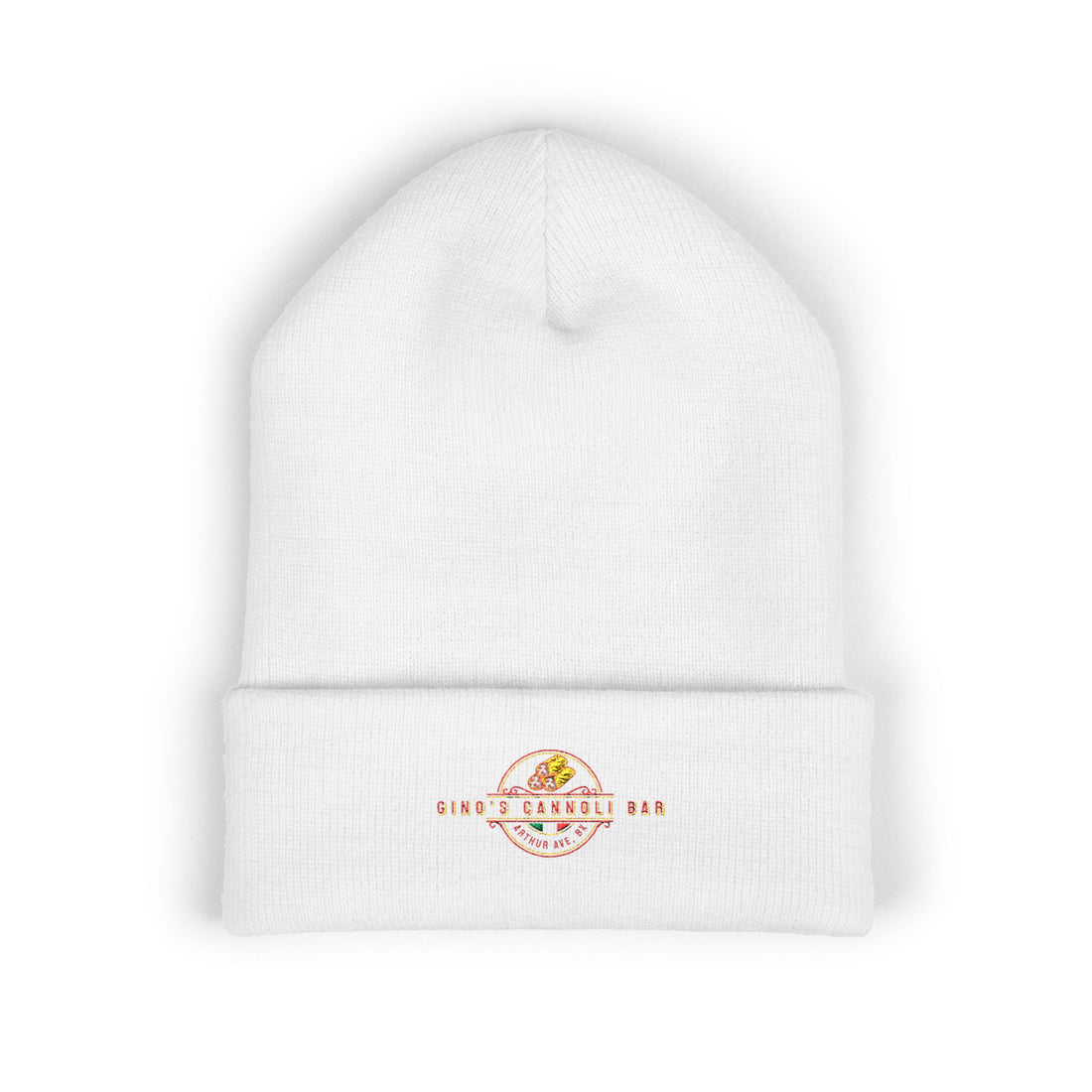 Gino's Cannoli Bar Cuffed Beanie