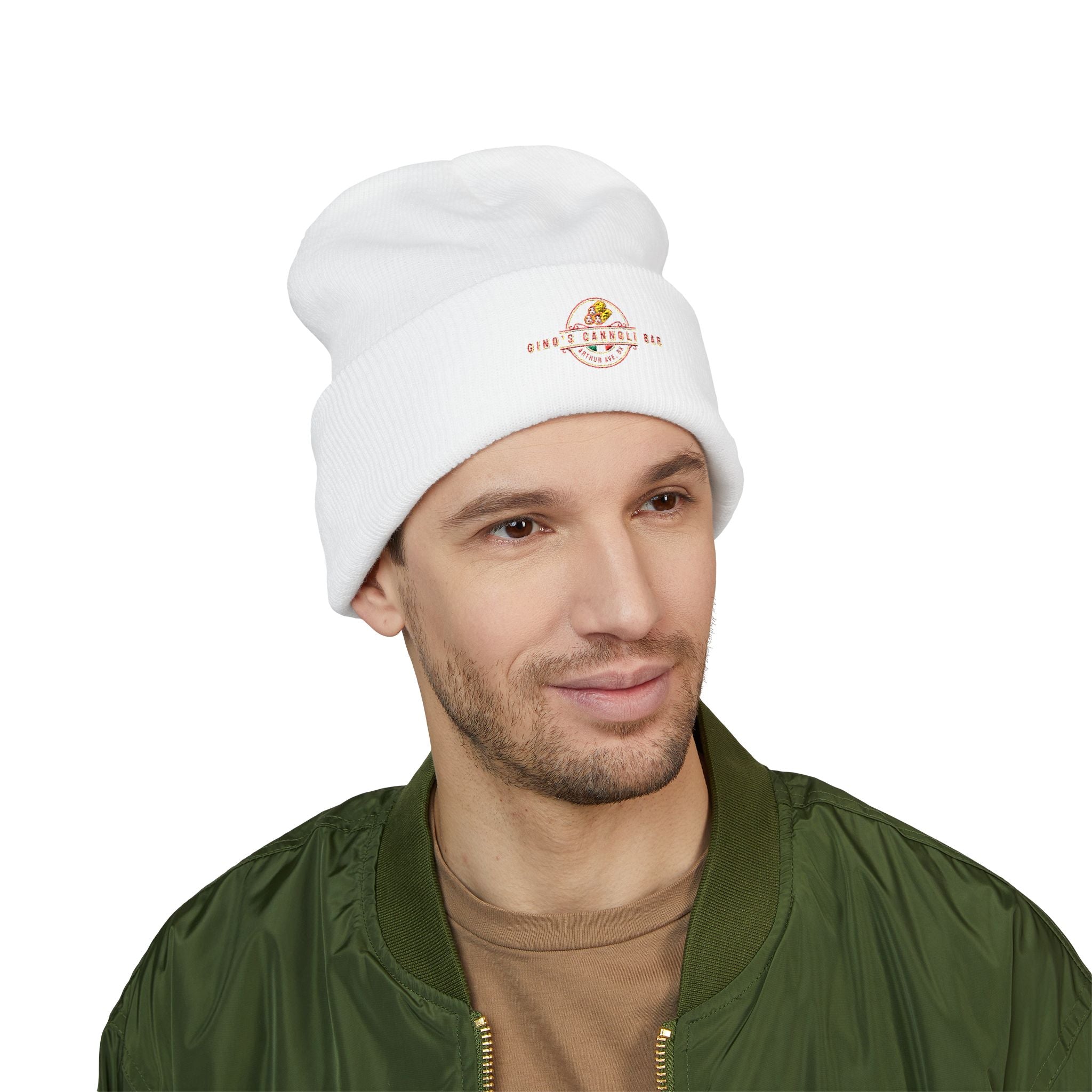 Gino's Cannoli Bar Cuffed Beanie