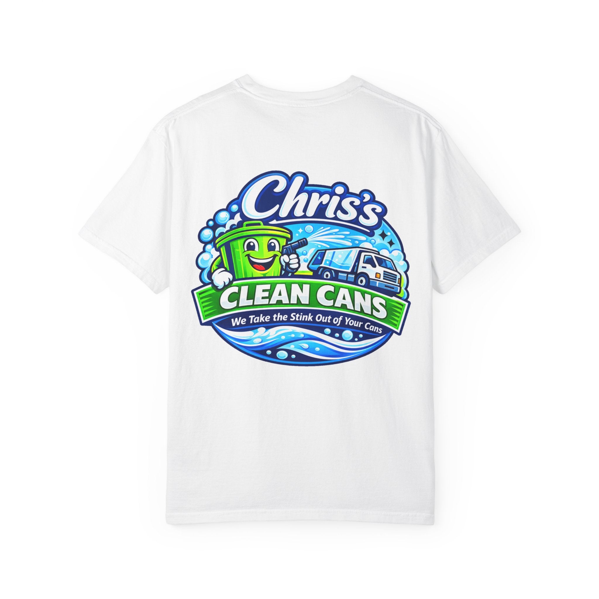 Chris's Clean Cans Crew Neck T-Shirt