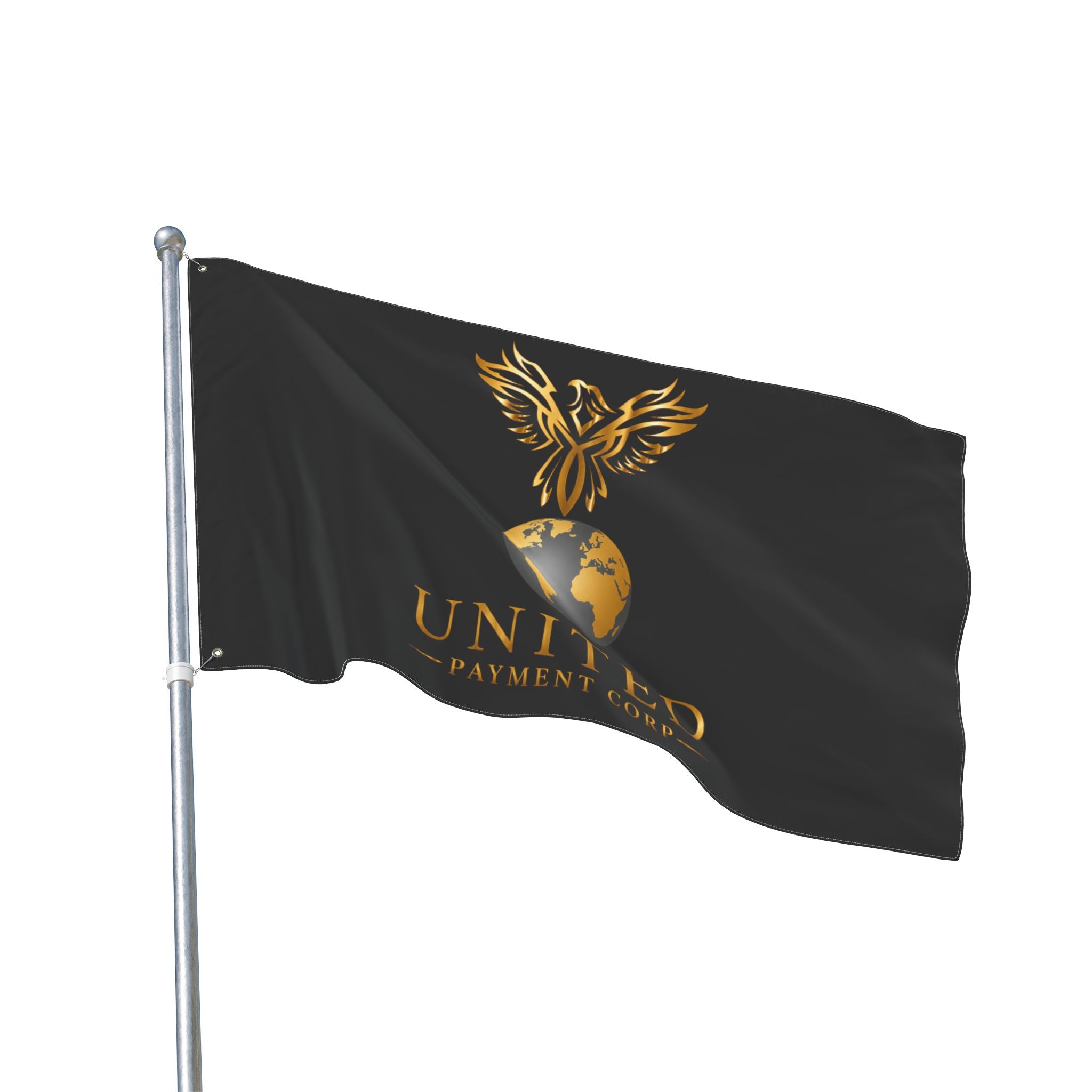 United Payment Corp Double-Sided Flag