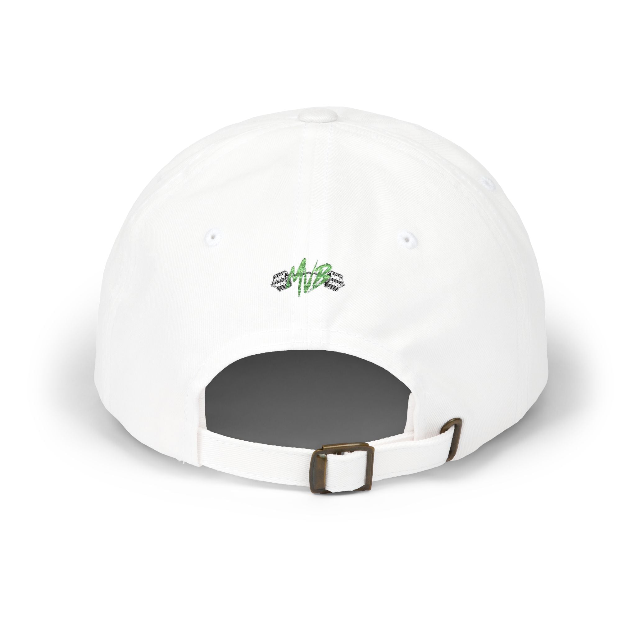 Dad Cap — Green Lightning Bolt Logo Embroidered Hat