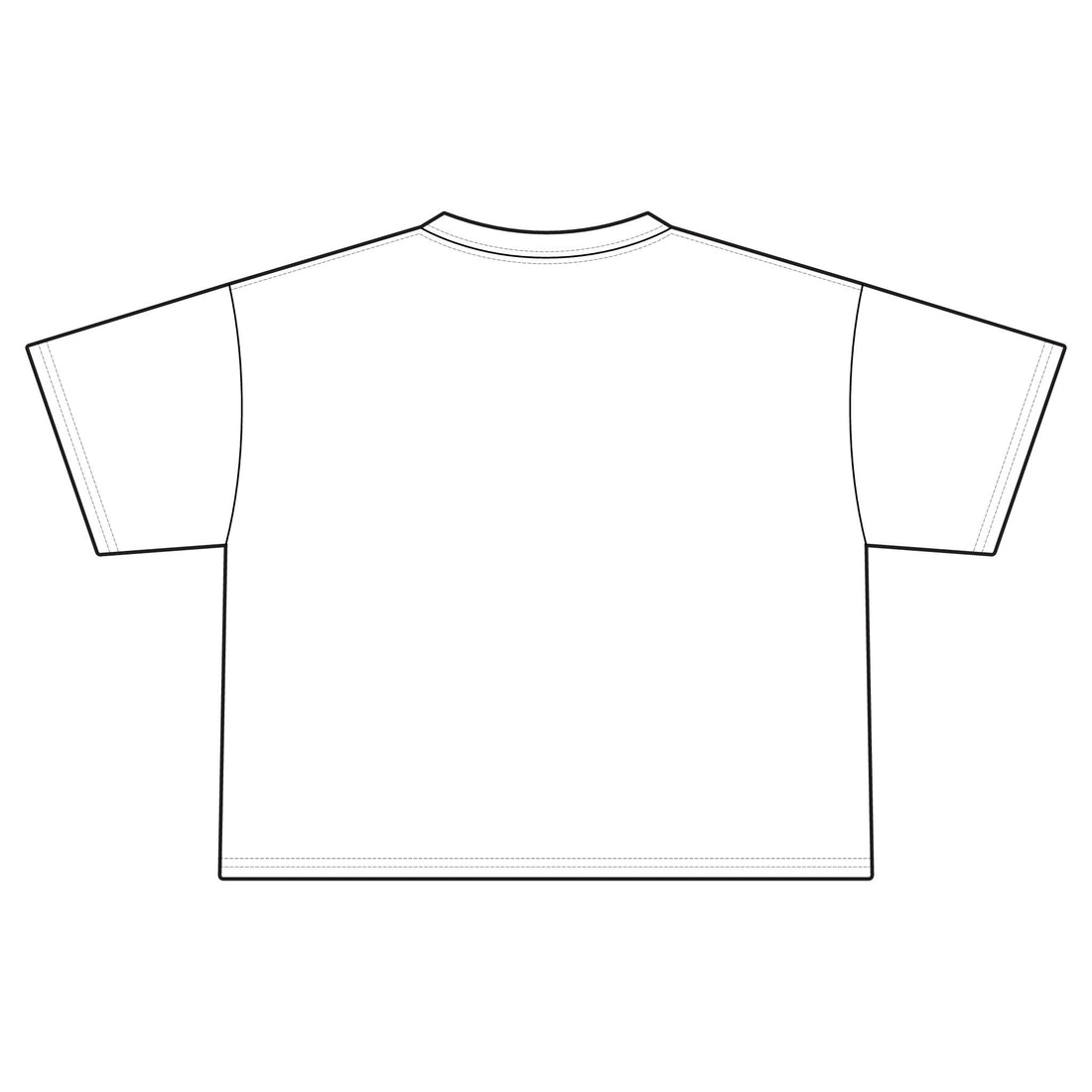 Electric Beach Cropped T-Shirt