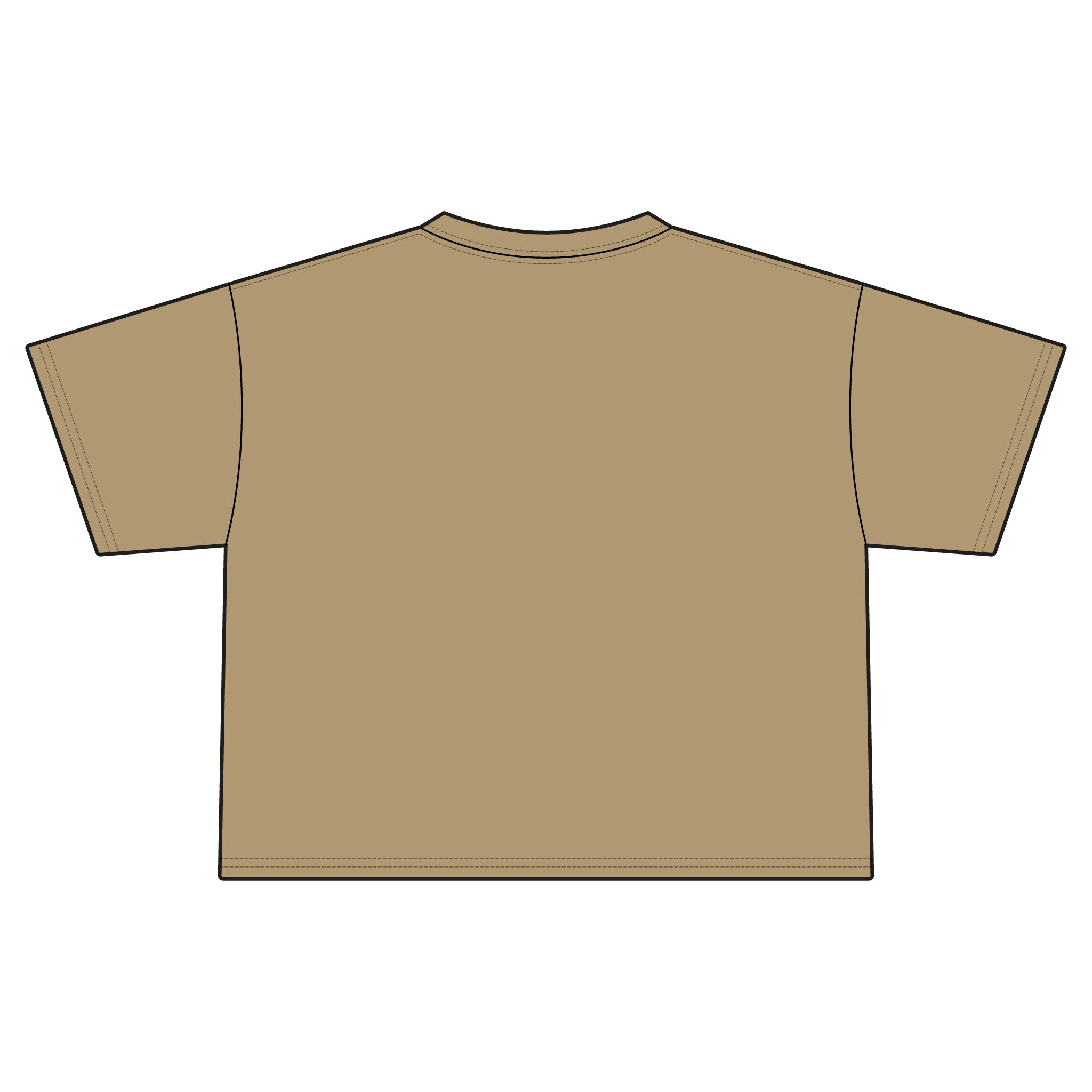 Electric Beach Cropped T-Shirt