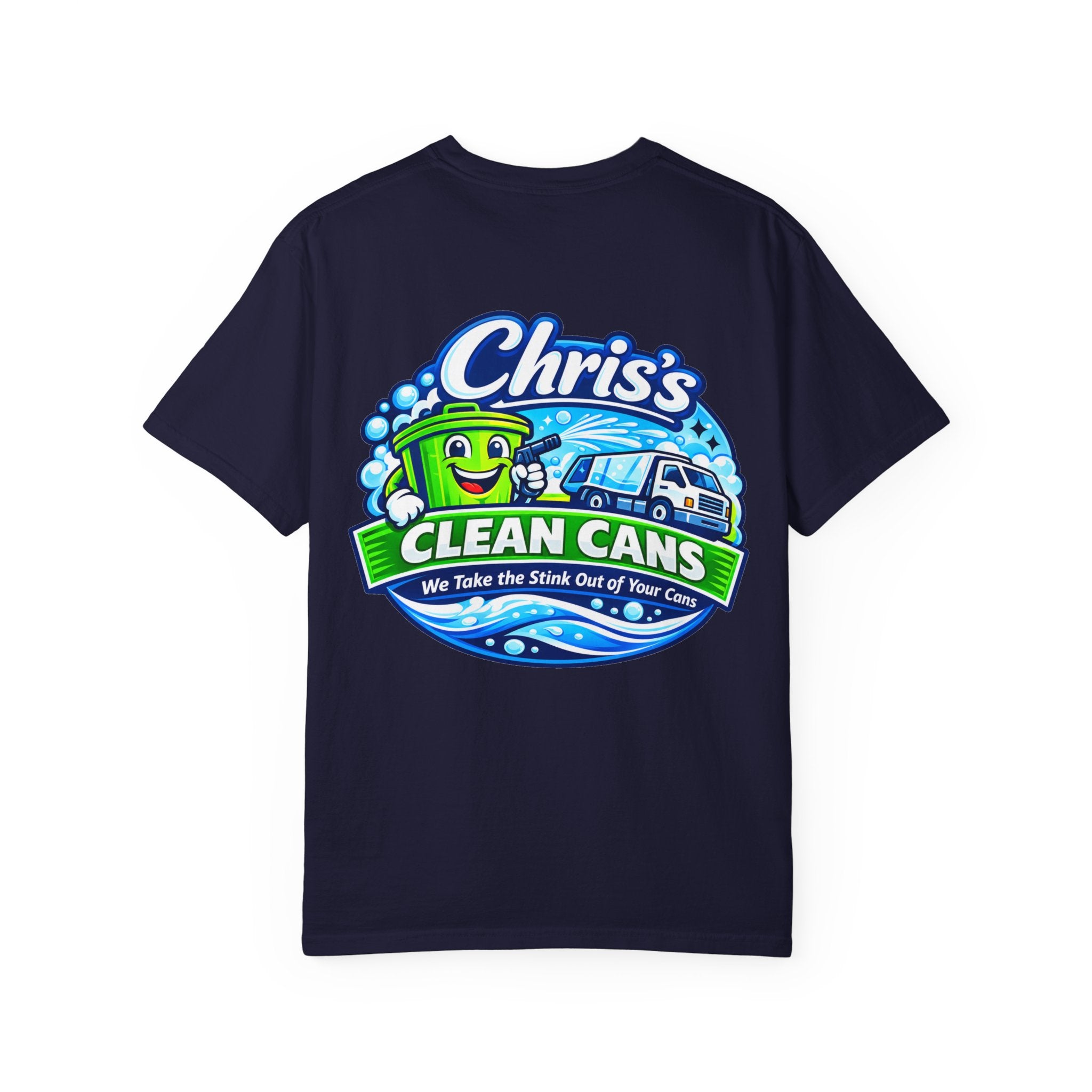 Chris's Clean Cans Crew Neck T-Shirt