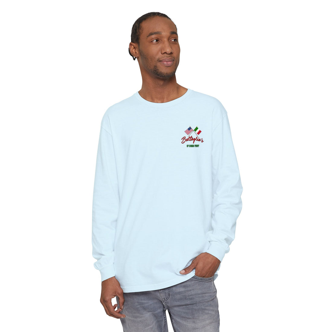 Battaglia's Deli Long Sleeve Crew Neck T-Shirt
