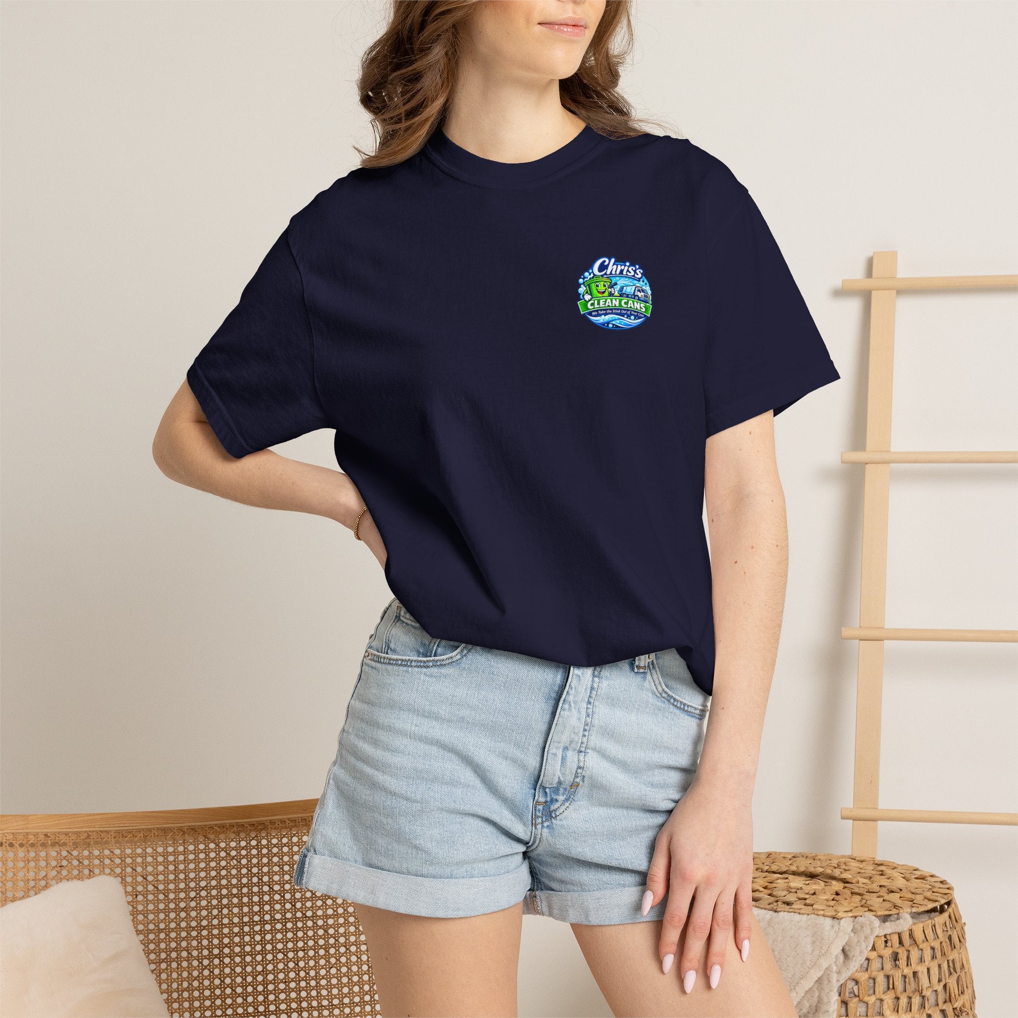 Chris's Clean Cans Crew Neck T-Shirt