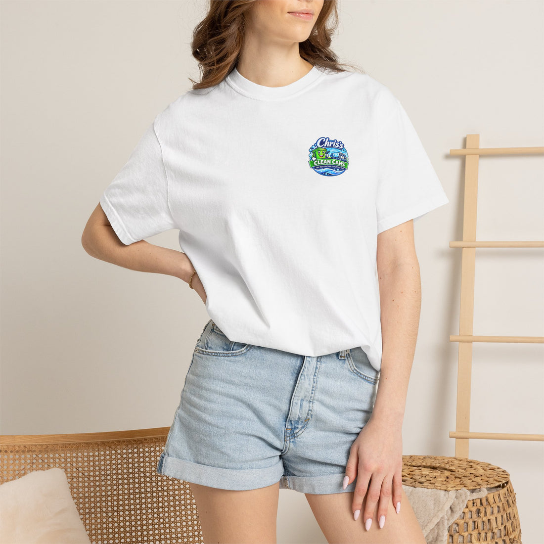 Chris's Clean Cans Crew Neck T-Shirt