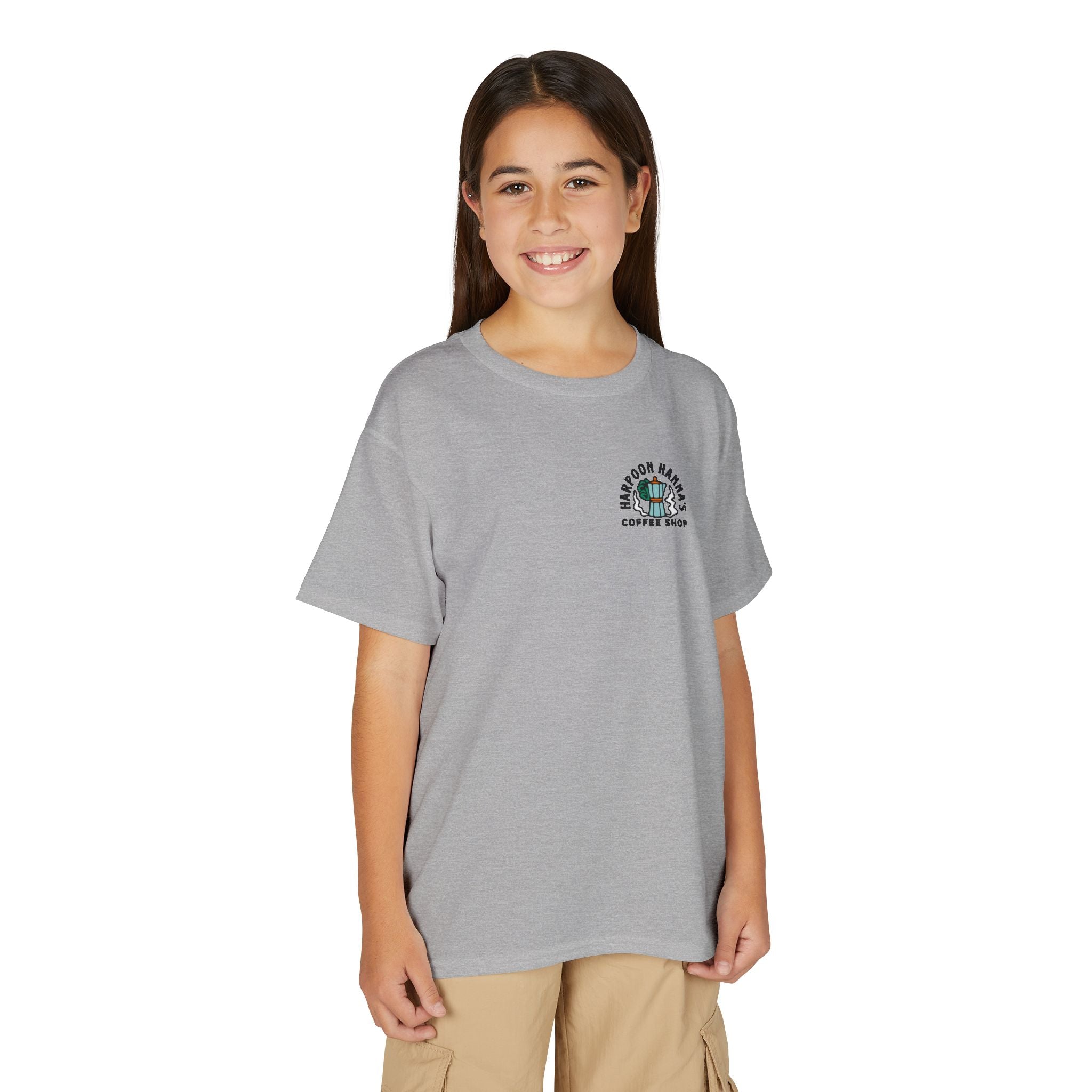 Harpoon Hanna's Retro Moka Pot Youth T-Shirt