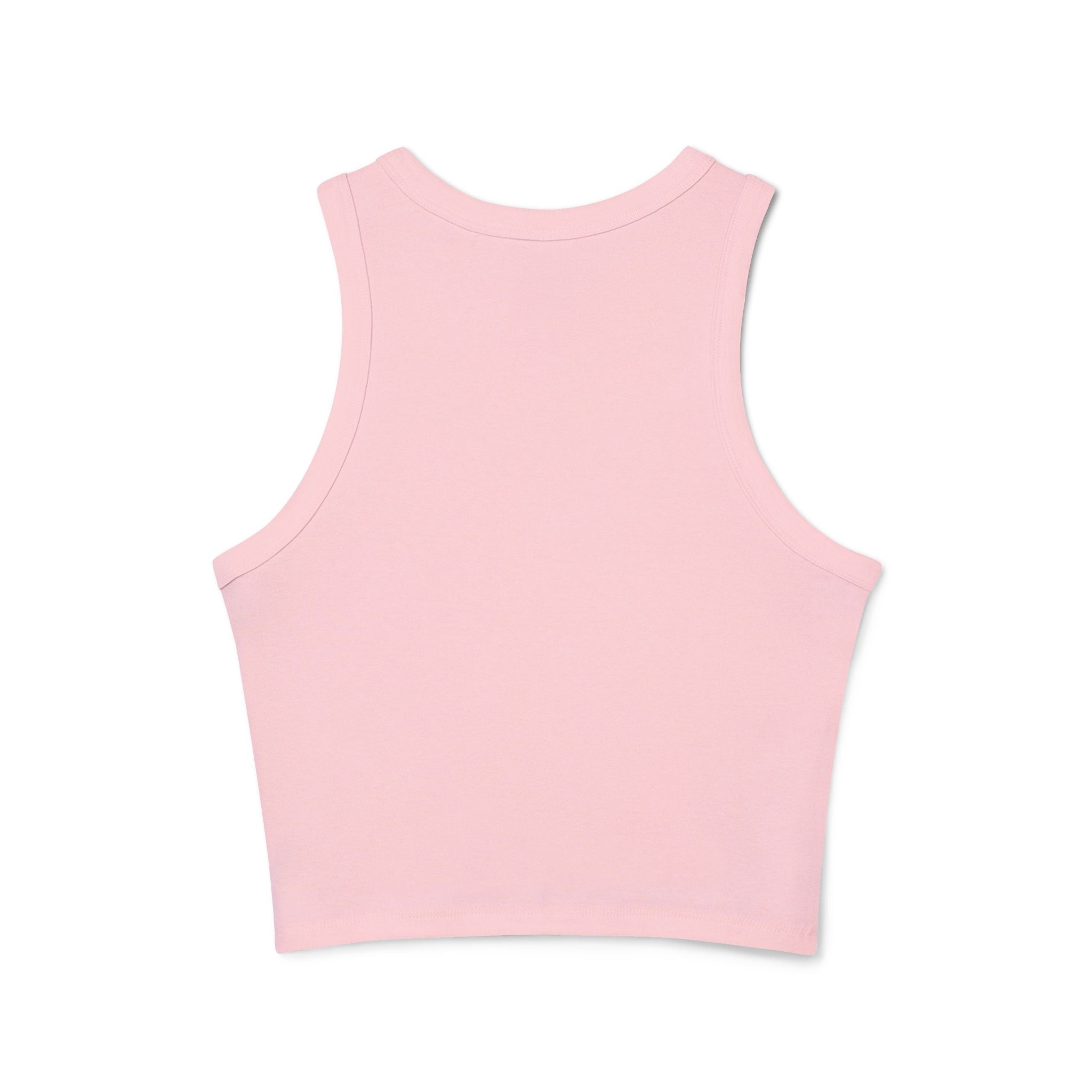 Gino's Cannoli Bar Ribbed Racer Tank Top