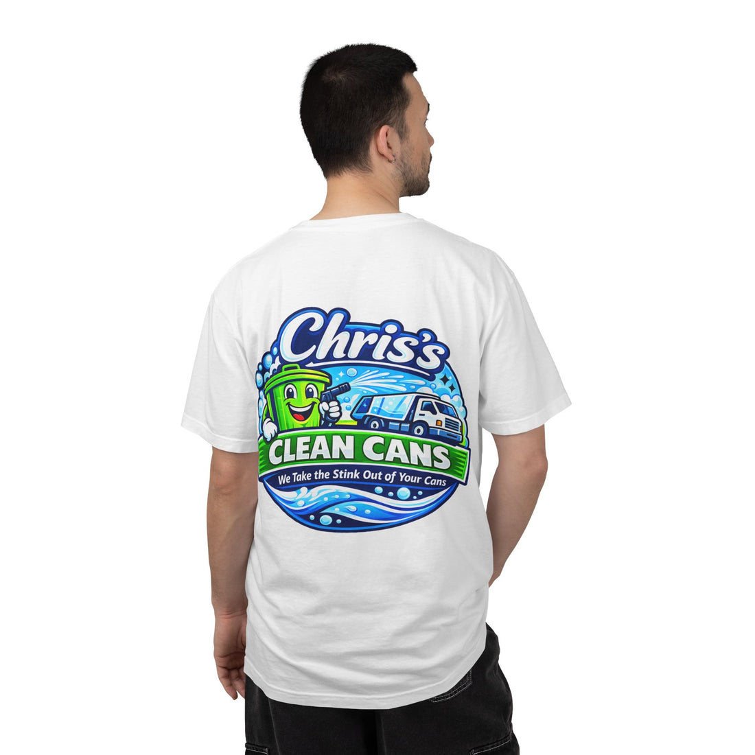Chris's Clean Cans Crew Neck T-Shirt