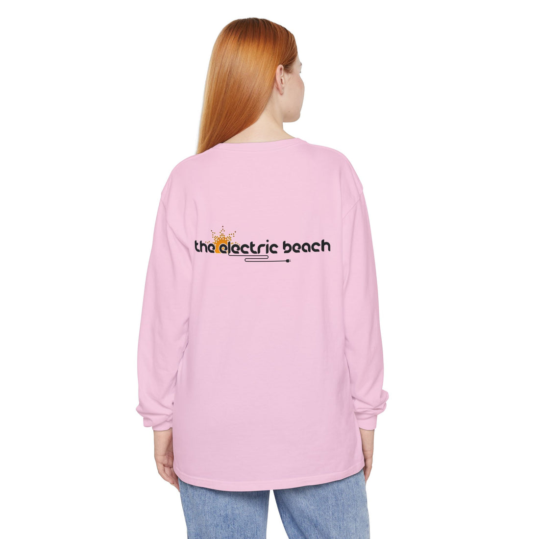 Electric Beach Long Sleeve Crew Neck T-Shirt