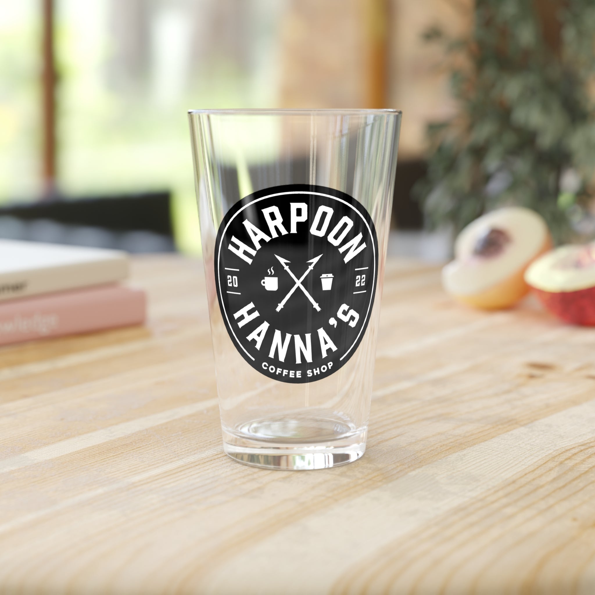 Harpoon Hanna's Coffee Shop 16oz Pint Glass