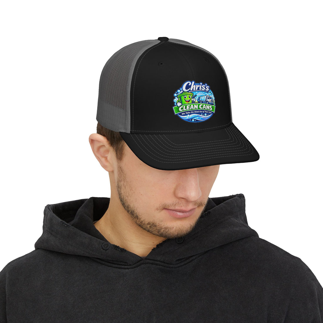 Chris's Clean Cans Snapback Trucker Cap