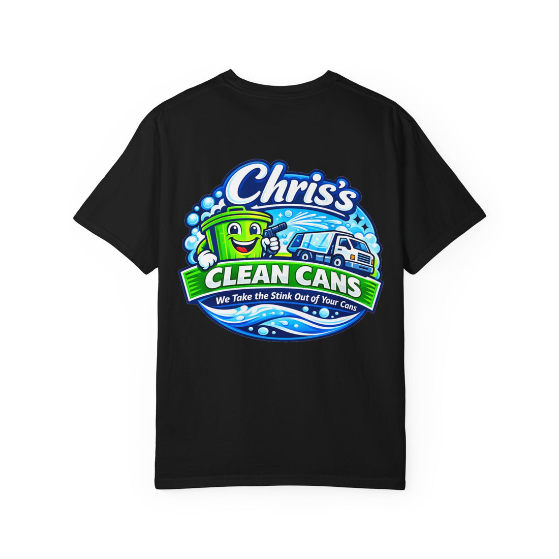 Chris's Clean Cans Crew Neck T-Shirt