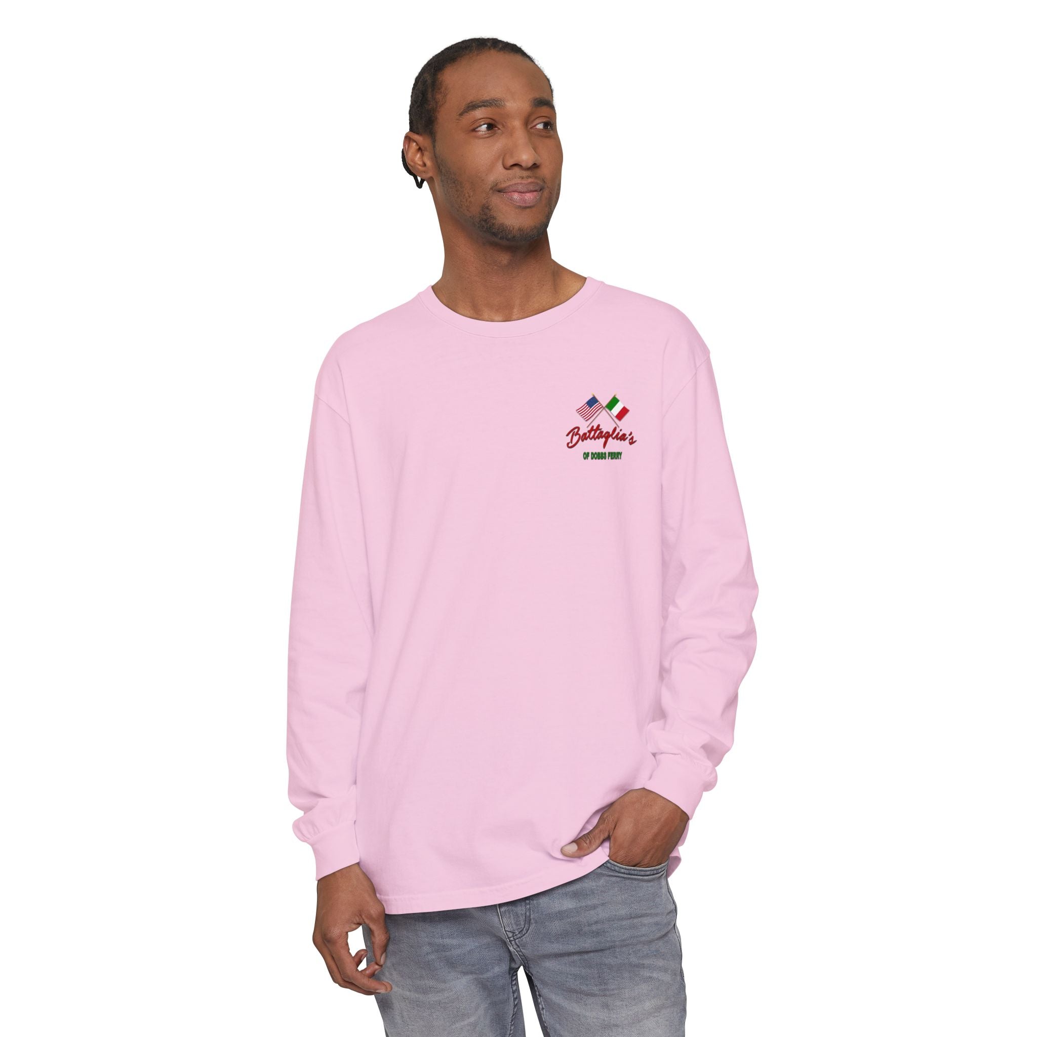 Battaglia's Deli Long Sleeve Crew Neck T-Shirt