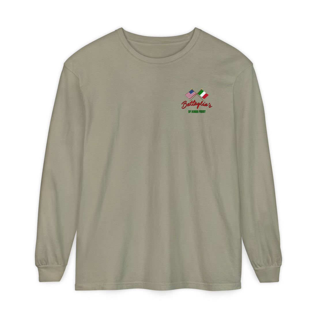 Battaglia's Deli Long Sleeve Crew Neck T-Shirt