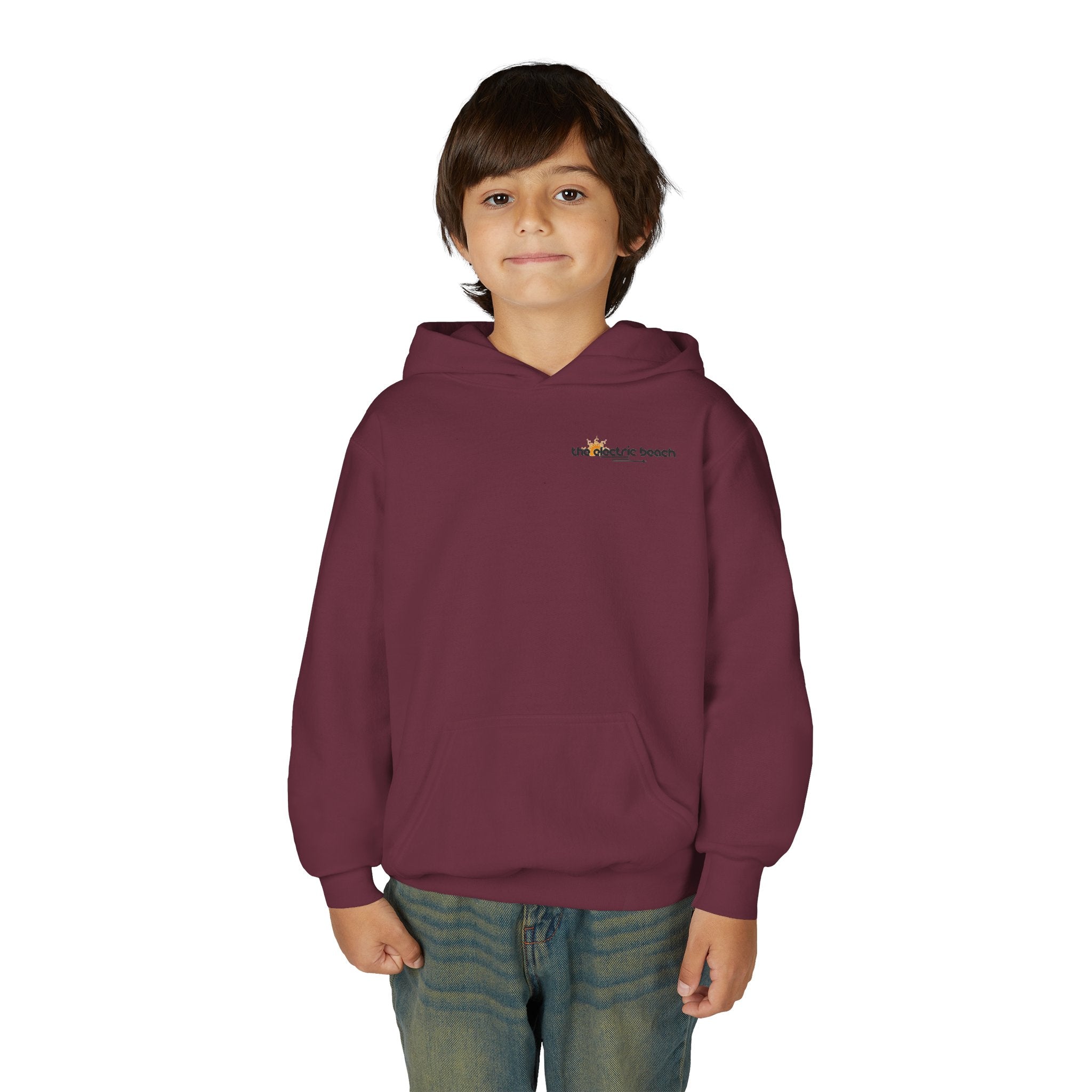Electric Beach Youth Hoodie