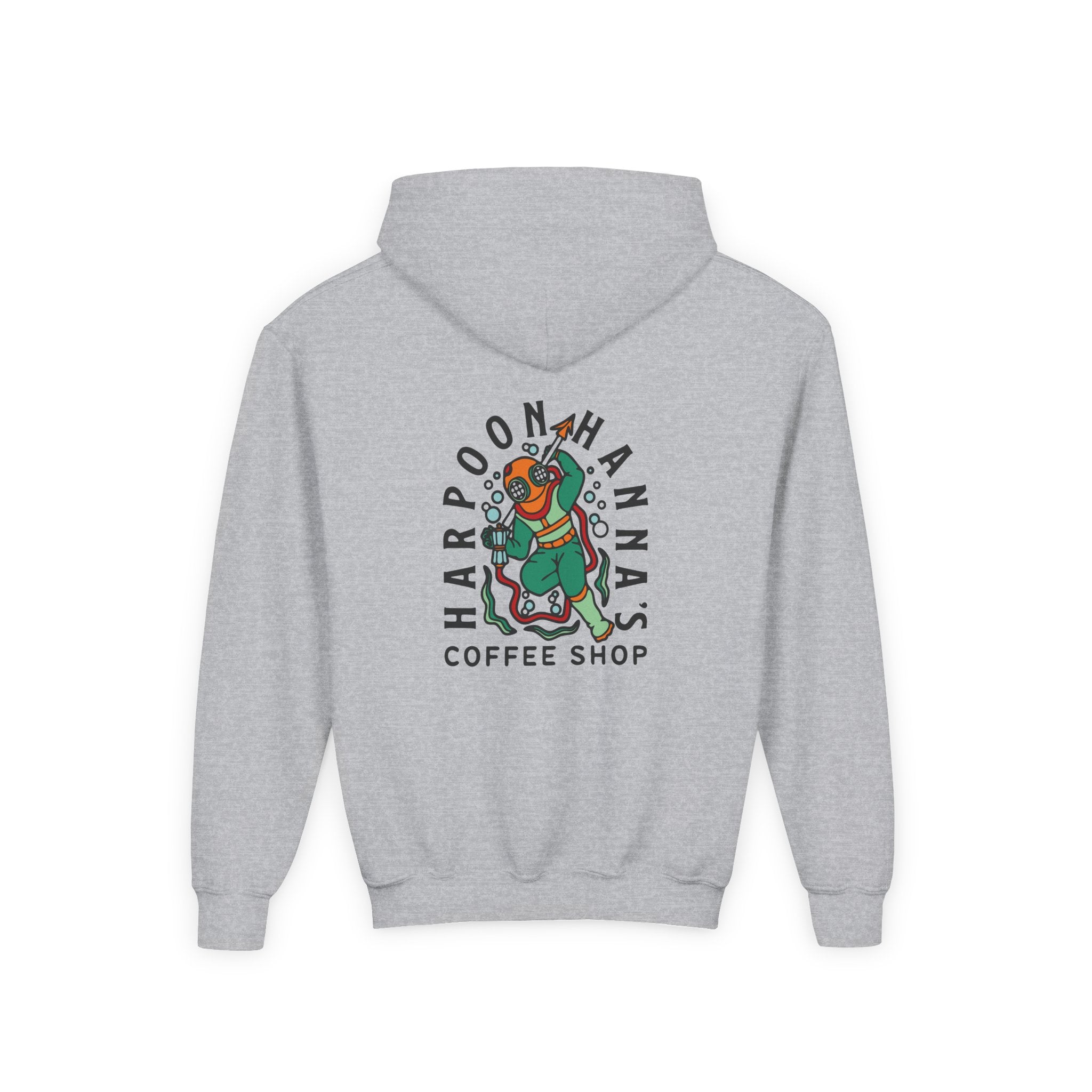 Harpoon Hanna's Colorful Diver Youth Hoodie