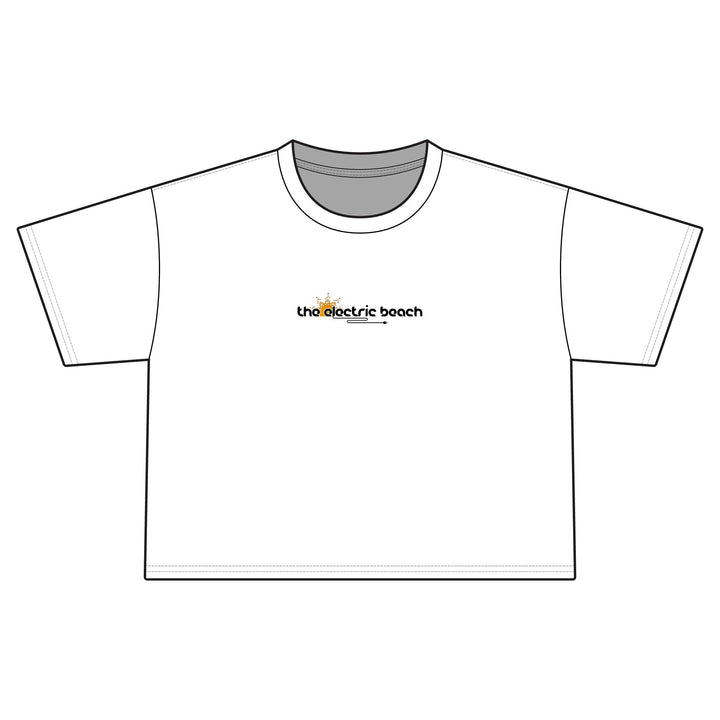 Electric Beach Cropped T-Shirt