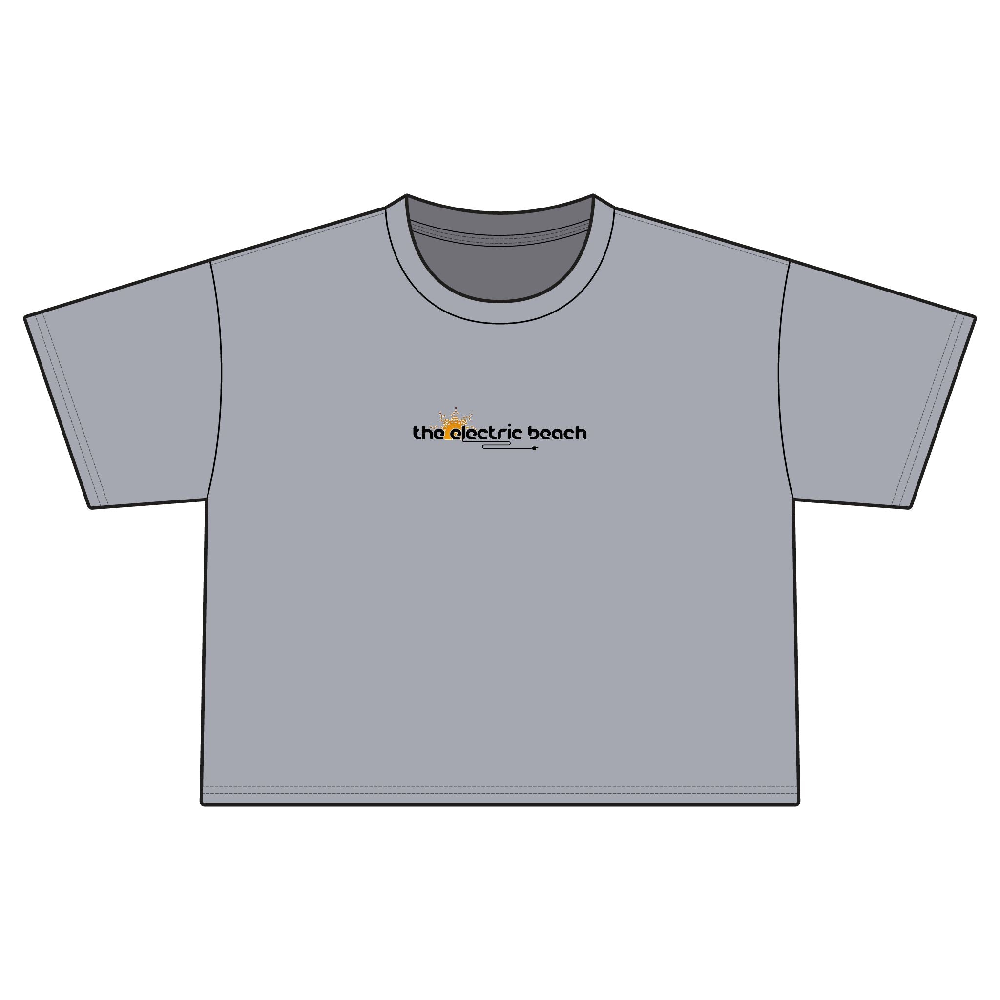 Electric Beach Cropped T-Shirt