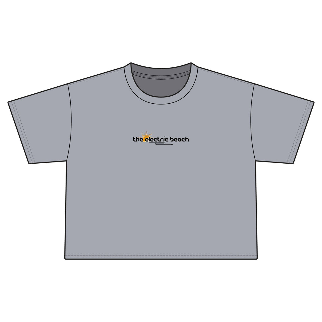 Electric Beach Cropped T-Shirt