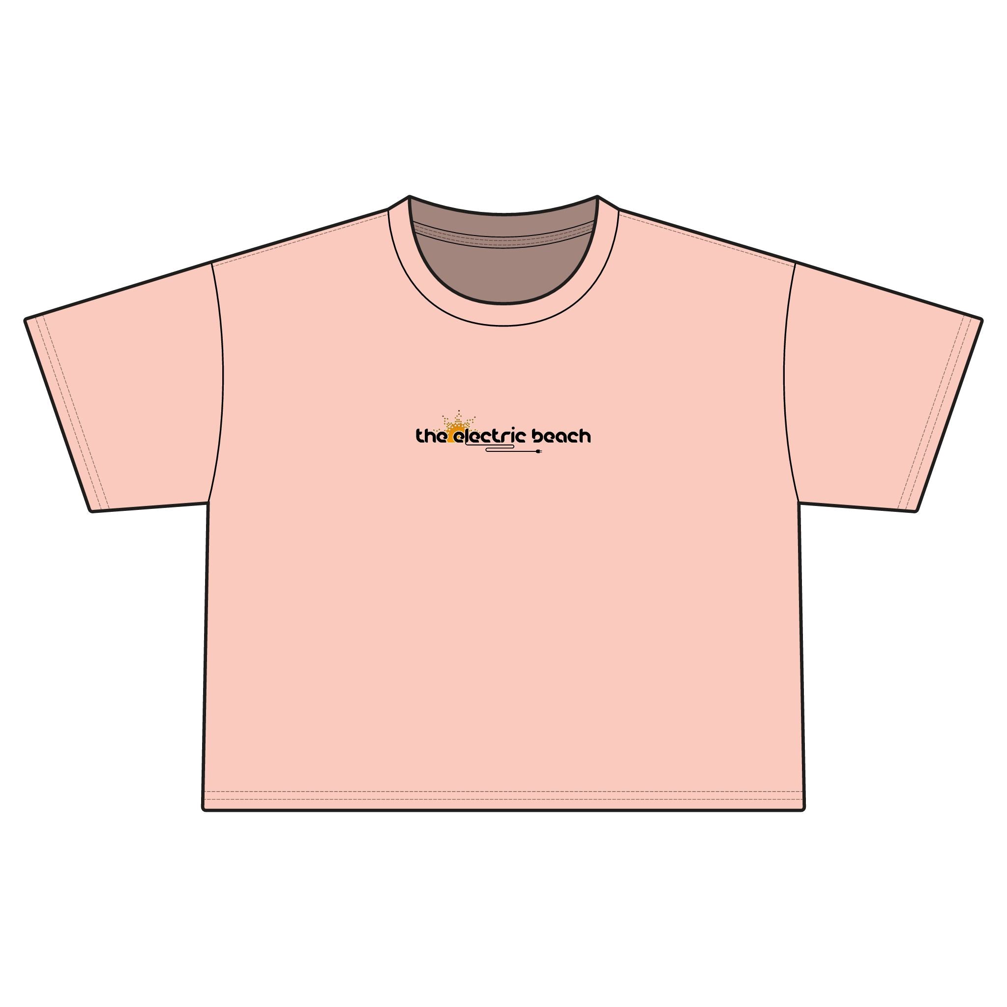 Electric Beach Cropped T-Shirt