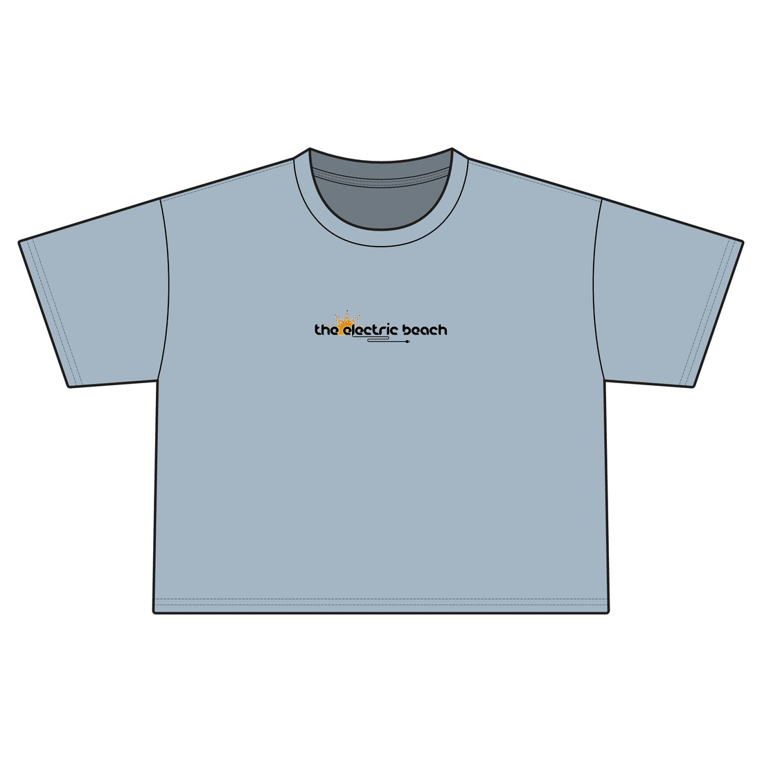 Electric Beach Cropped T-Shirt