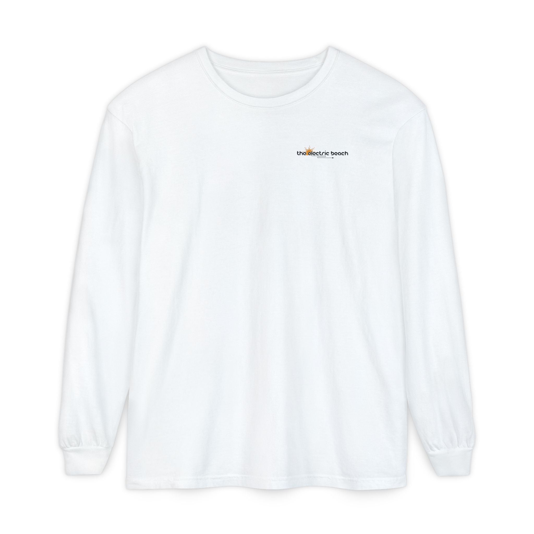 Electric Beach Long Sleeve Crew Neck T-Shirt