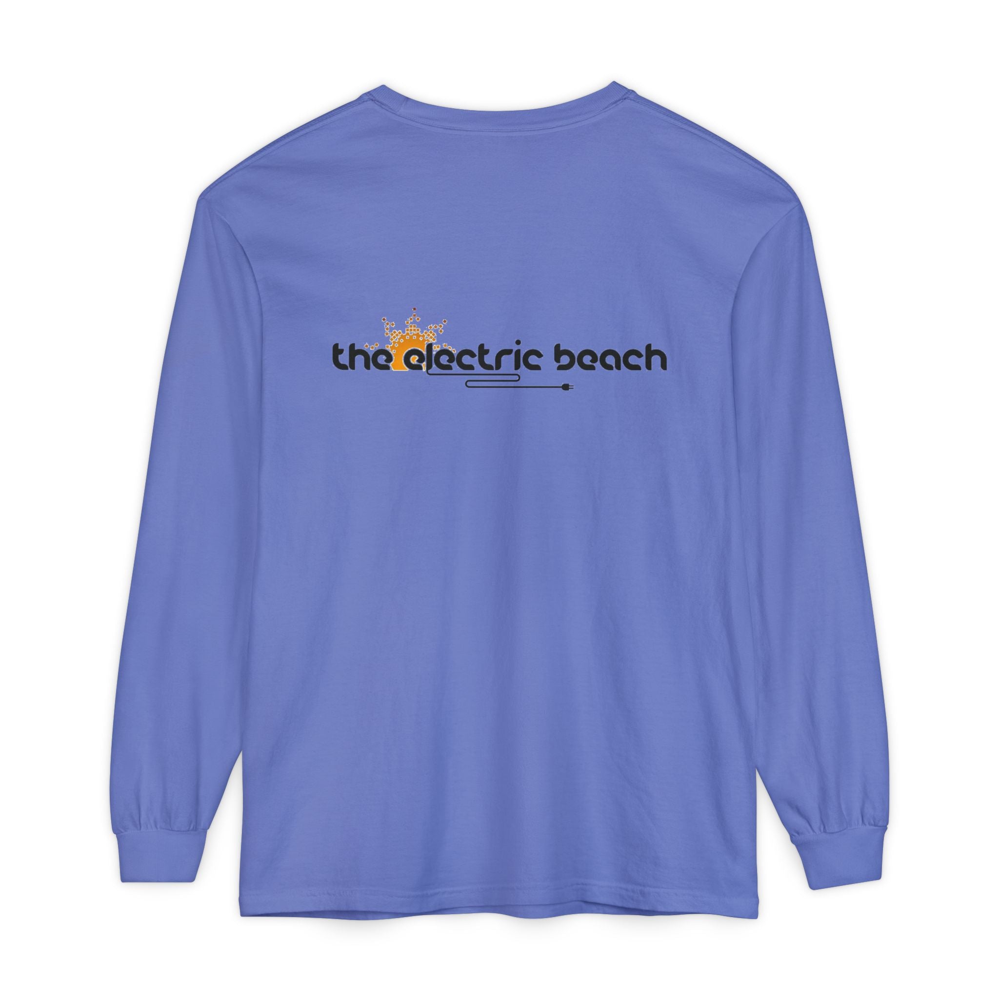 Electric Beach Long Sleeve Crew Neck T-Shirt