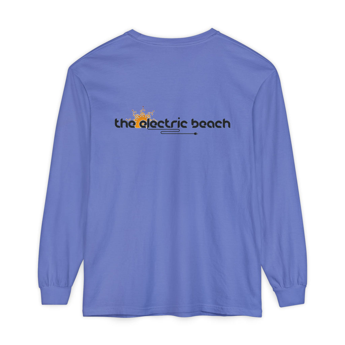 Electric Beach Long Sleeve Crew Neck T-Shirt