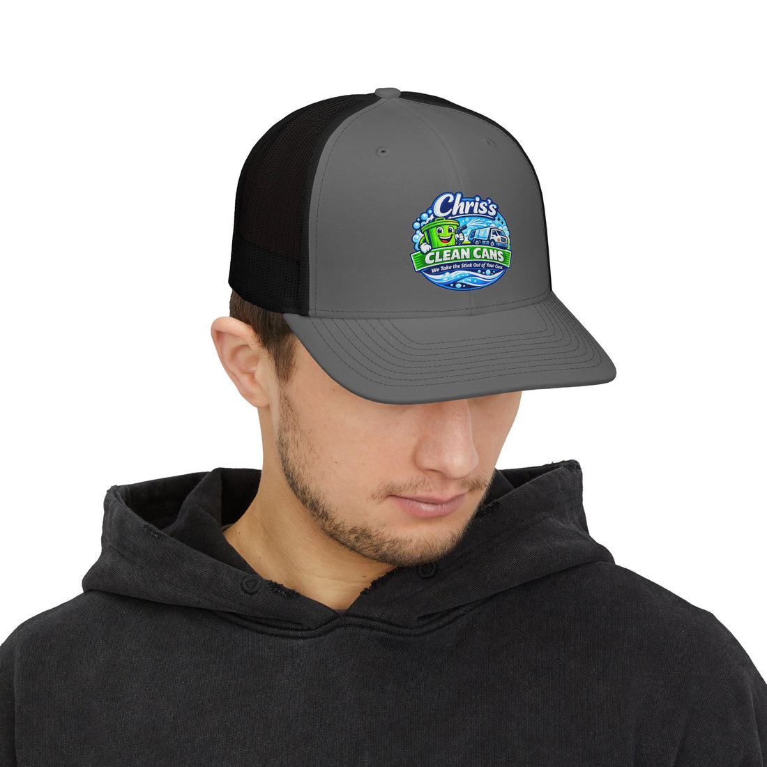 Chris's Clean Cans Snapback Trucker Cap
