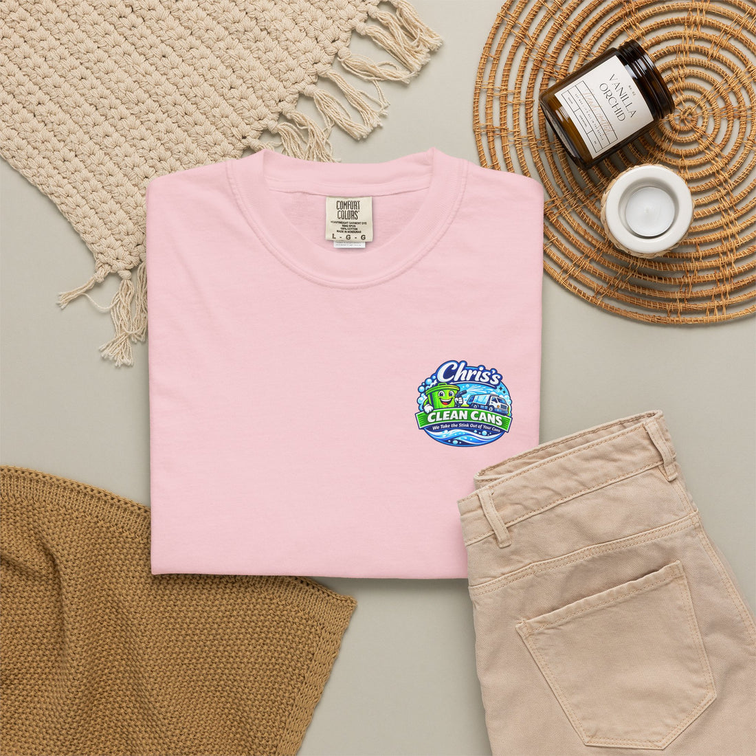 Chris's Clean Cans Crew Neck T-Shirt