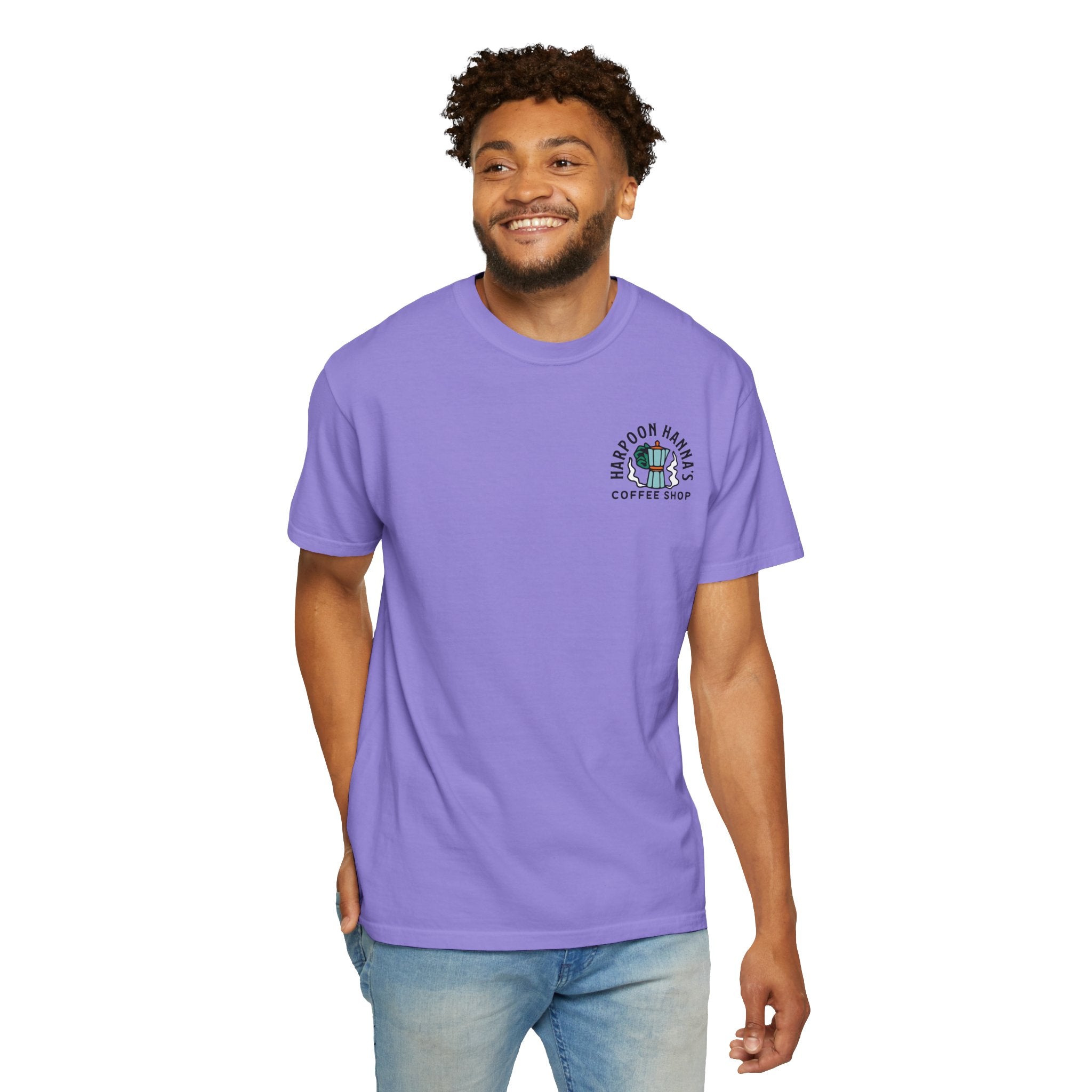 Harpoon Hanna's Retro Moka Pot Crew Neck T-Shirt
