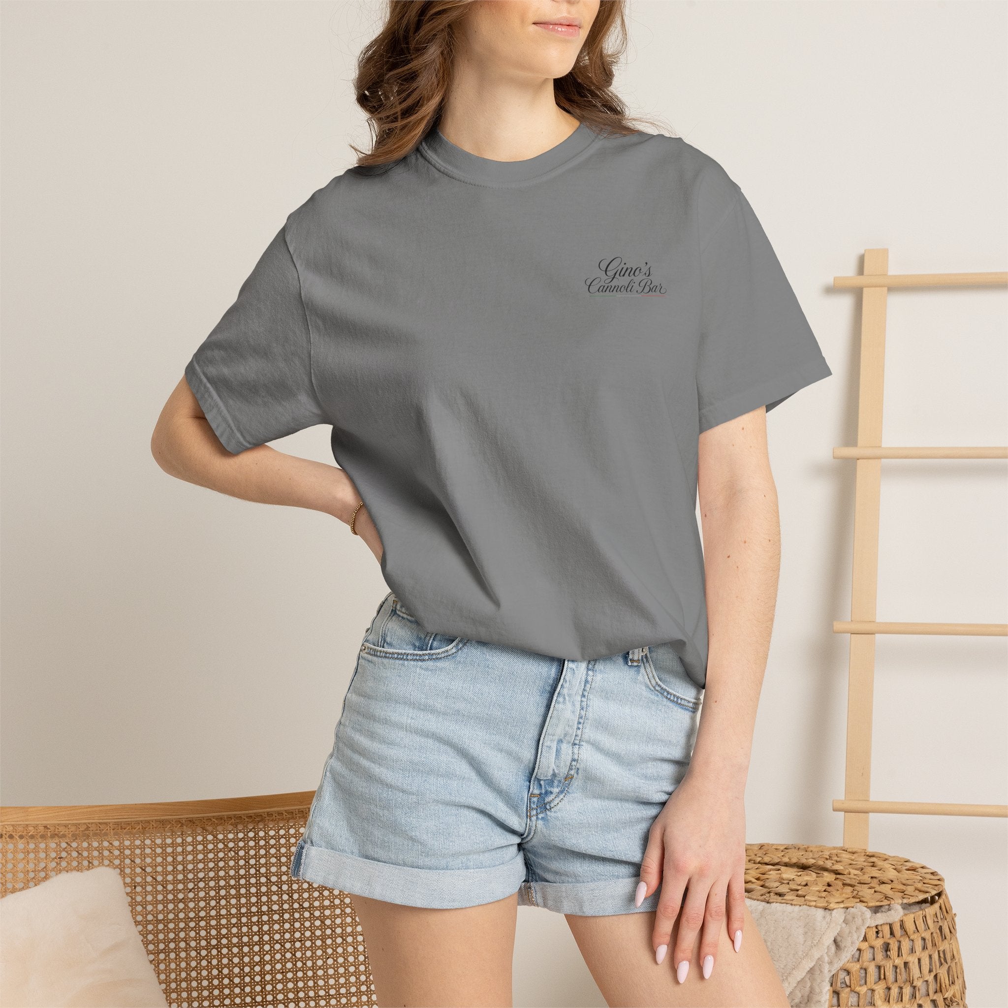 Gino's Cannoli Bar Crew Neck T-Shirt