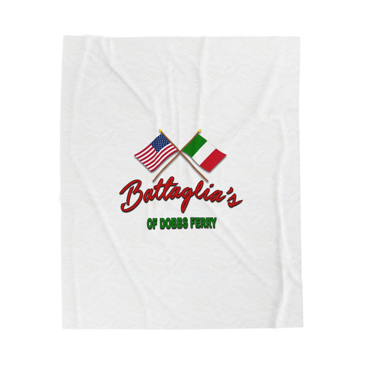 Battaglia's Deli Velveteen Plush Blanket