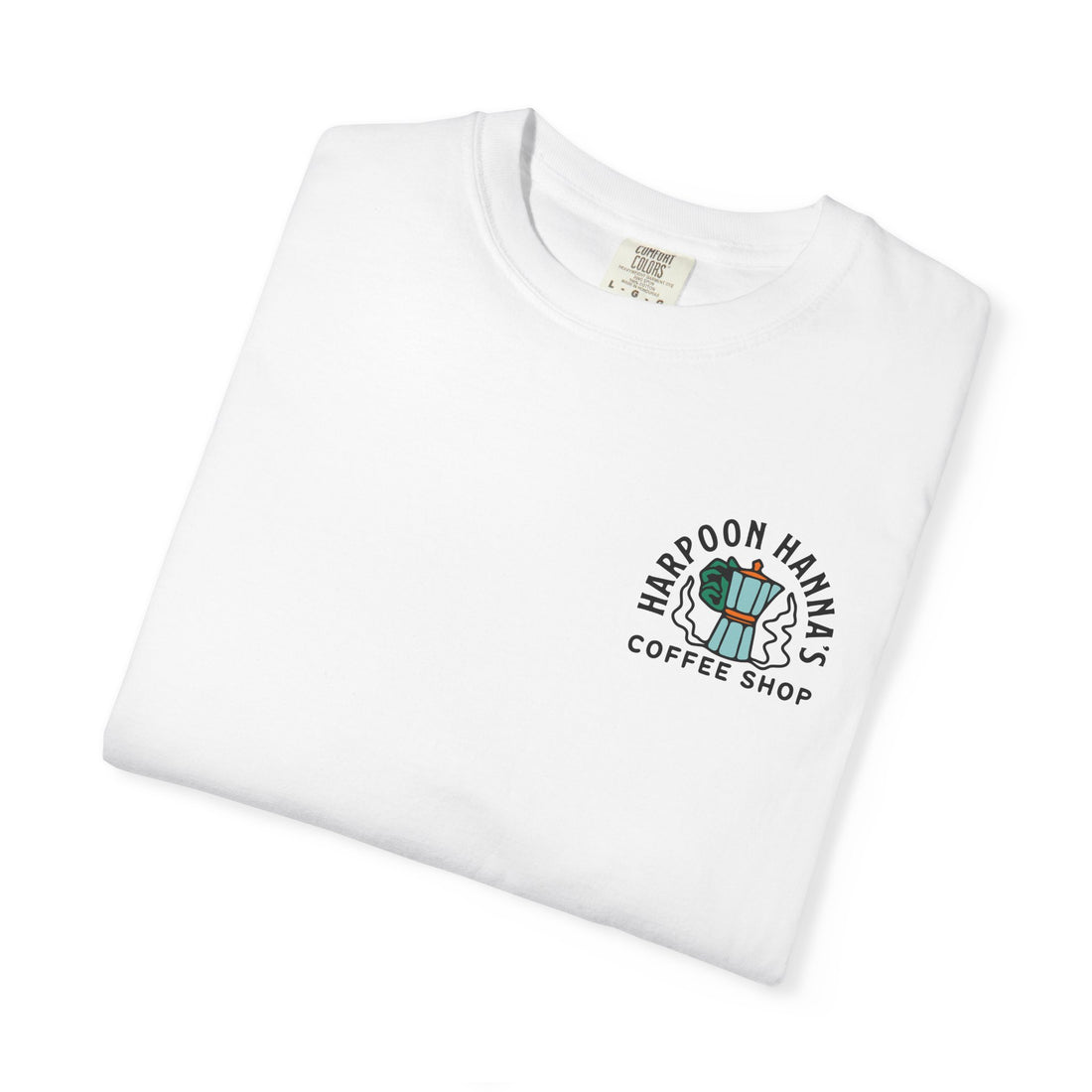 Harpoon Hanna's Retro Moka Pot Crew Neck T-Shirt