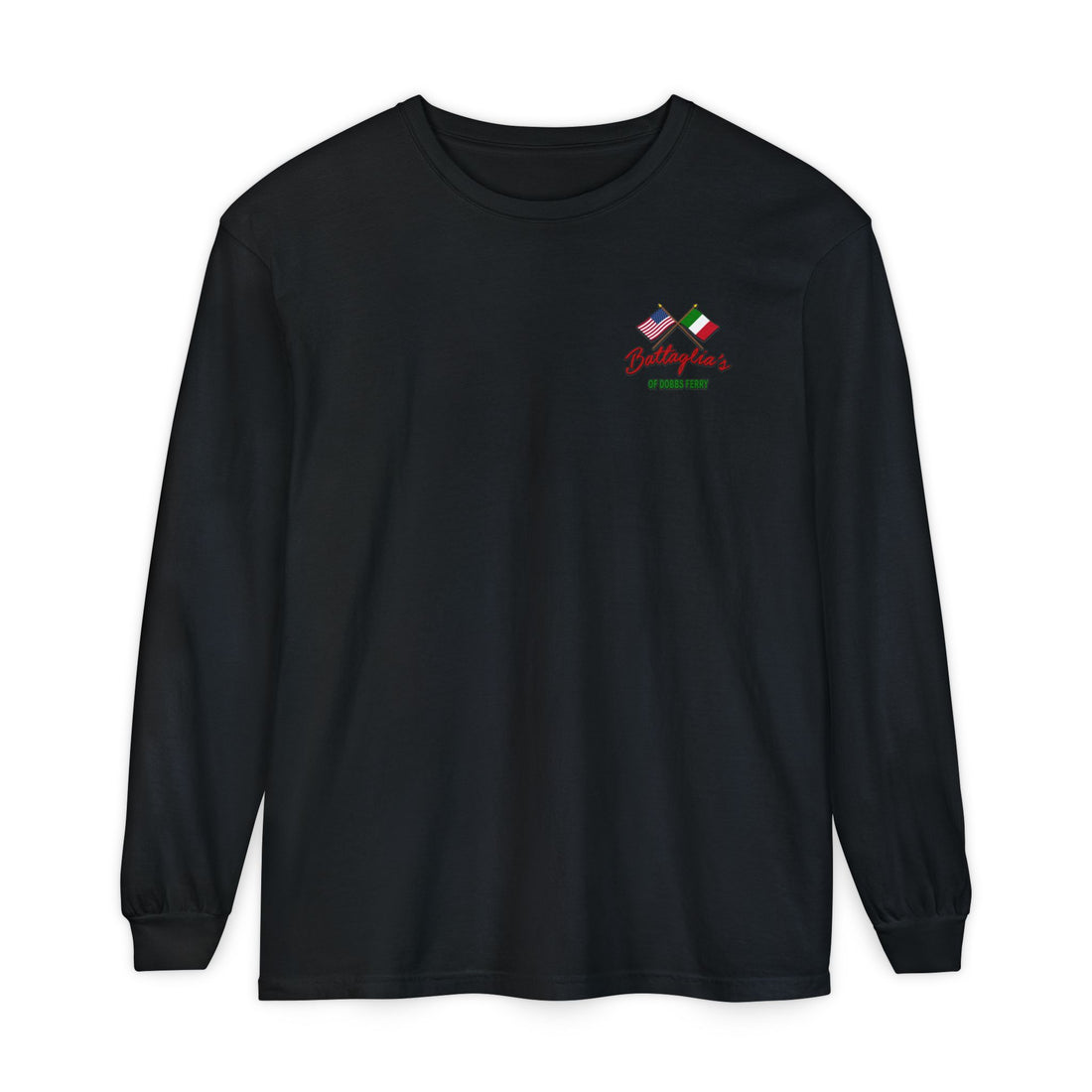 Battaglia's Deli Long Sleeve Crew Neck T-Shirt